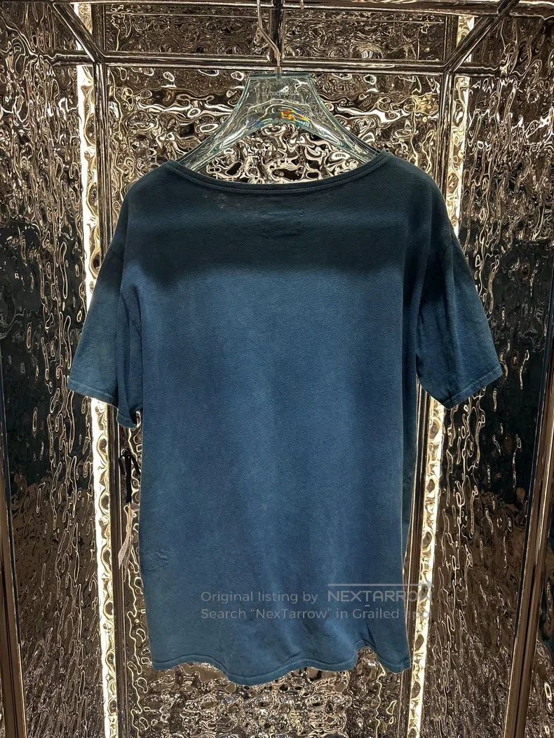 Greg Lauren Greg Lauren Men's Large Crewneck Distressed T-Shirt Size US L / EU 52-54 / 3 - 5 Thumbnail