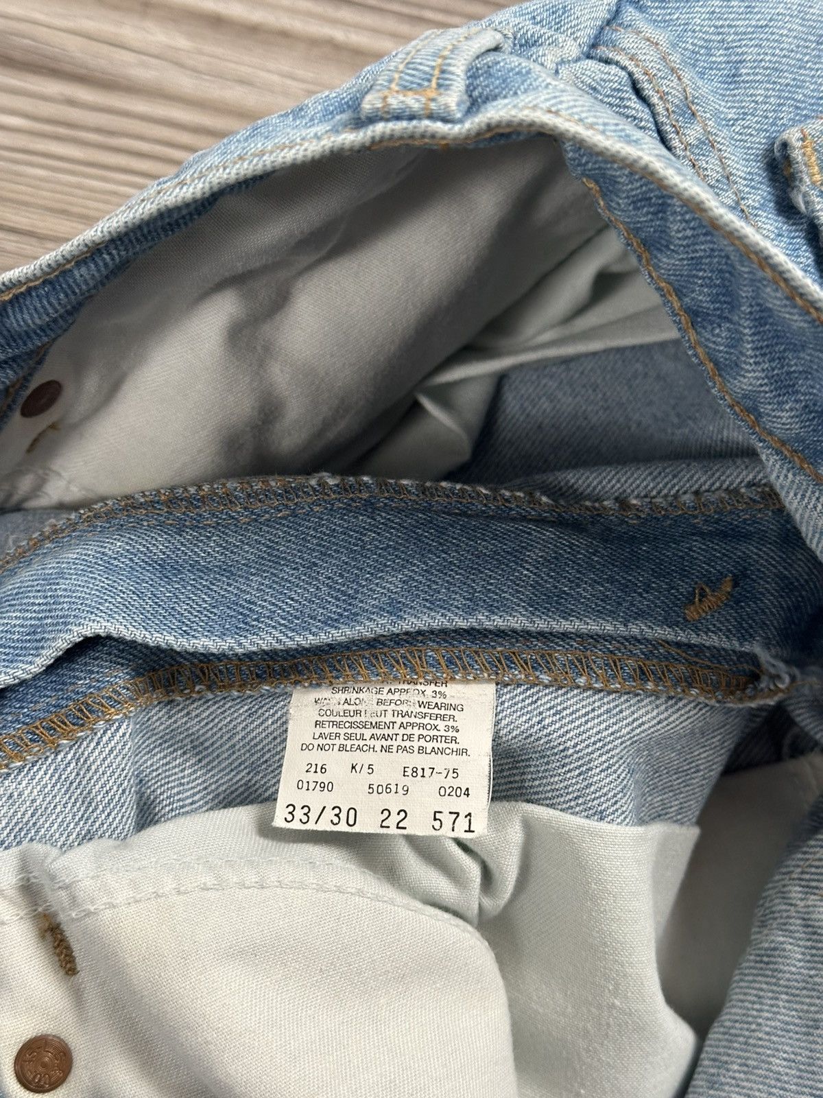 Levi's Vintage 90’s Levis Orange Tab 619 Jeans Size US 32 / EU 48 - 4 Thumbnail