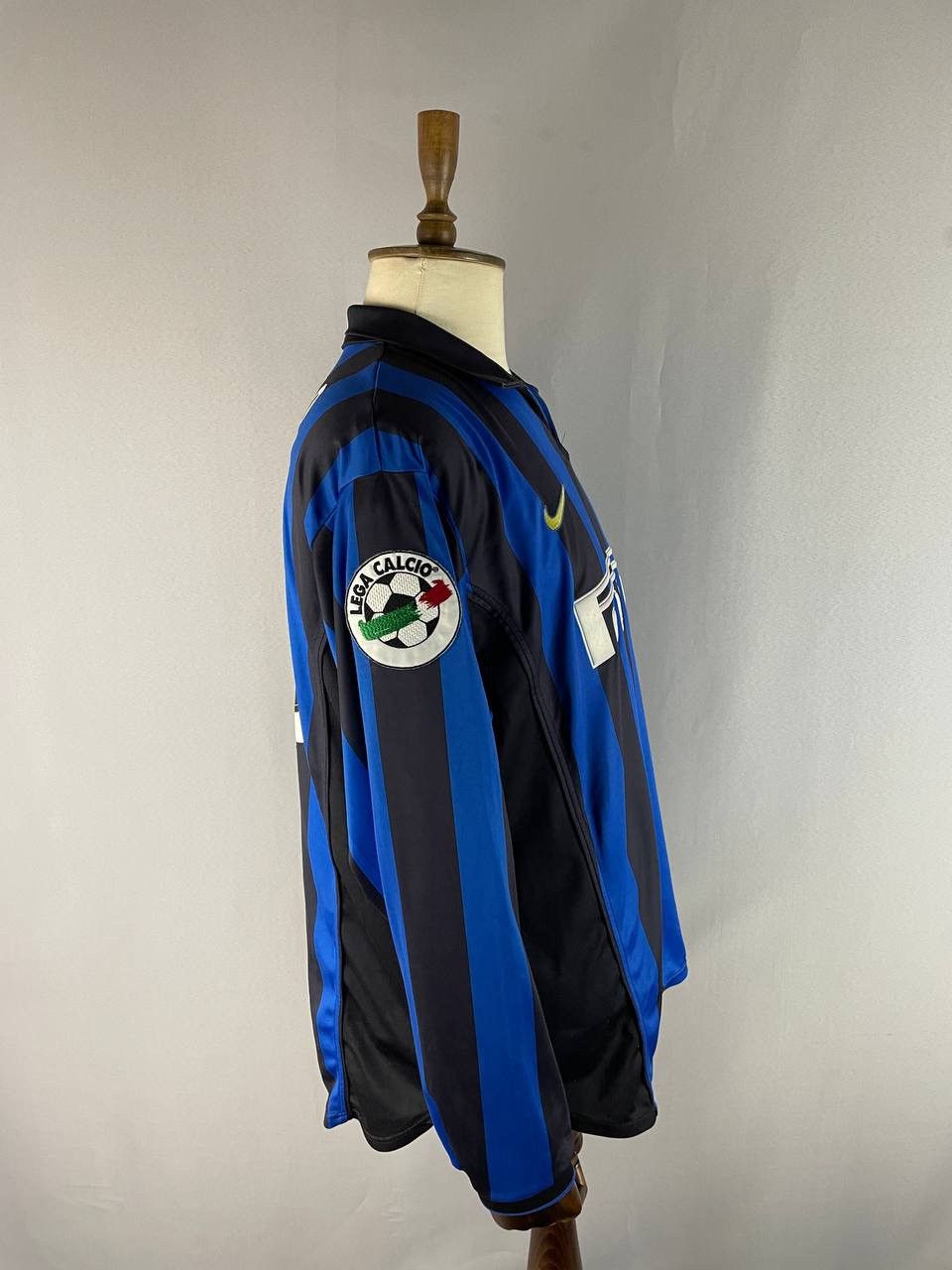 Nike Nike Vintage Long Sleeve Tee T Shirt Inter Milan 10 Baggio Size US XL / EU 56 / 4 - 7 Thumbnail