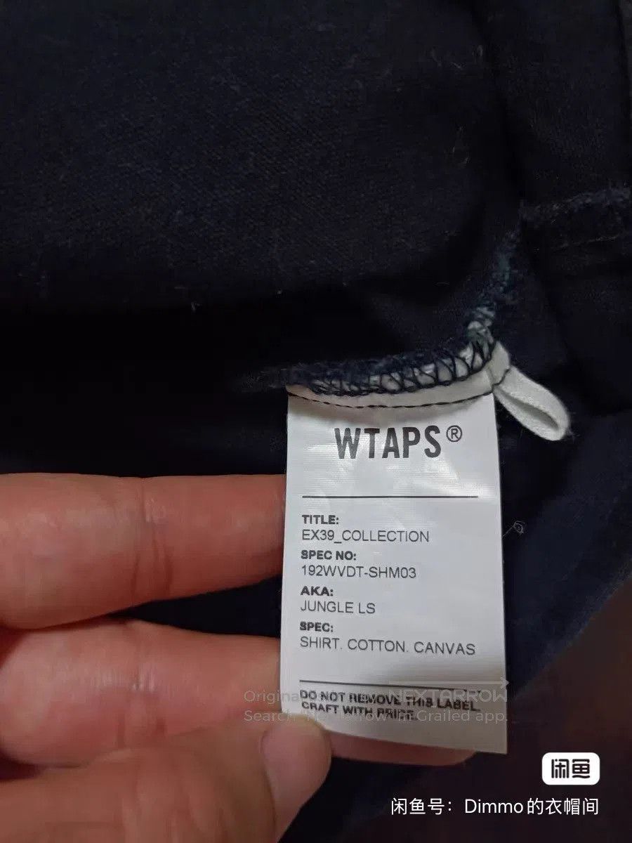 Wtaps Wtaps 19AW Jungle LS Cotton Canvas Shirt. Size US XL / EU 56 / 4 - 6 Thumbnail
