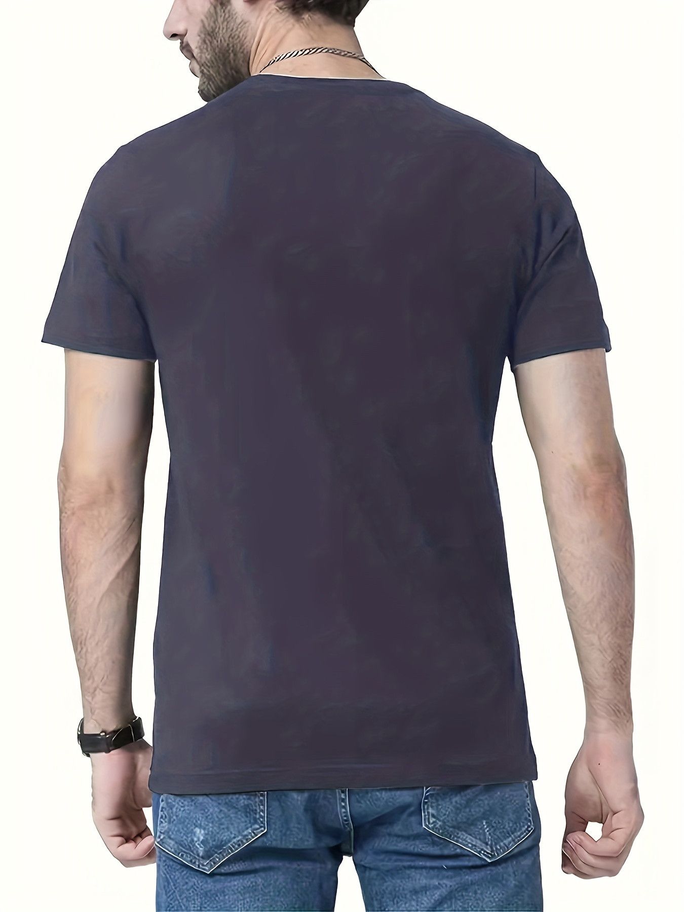 Japanese Brand Fill in The Blank Round Neck T-Shirt Size US XXL / EU 58 / 5 - 2 Thumbnail