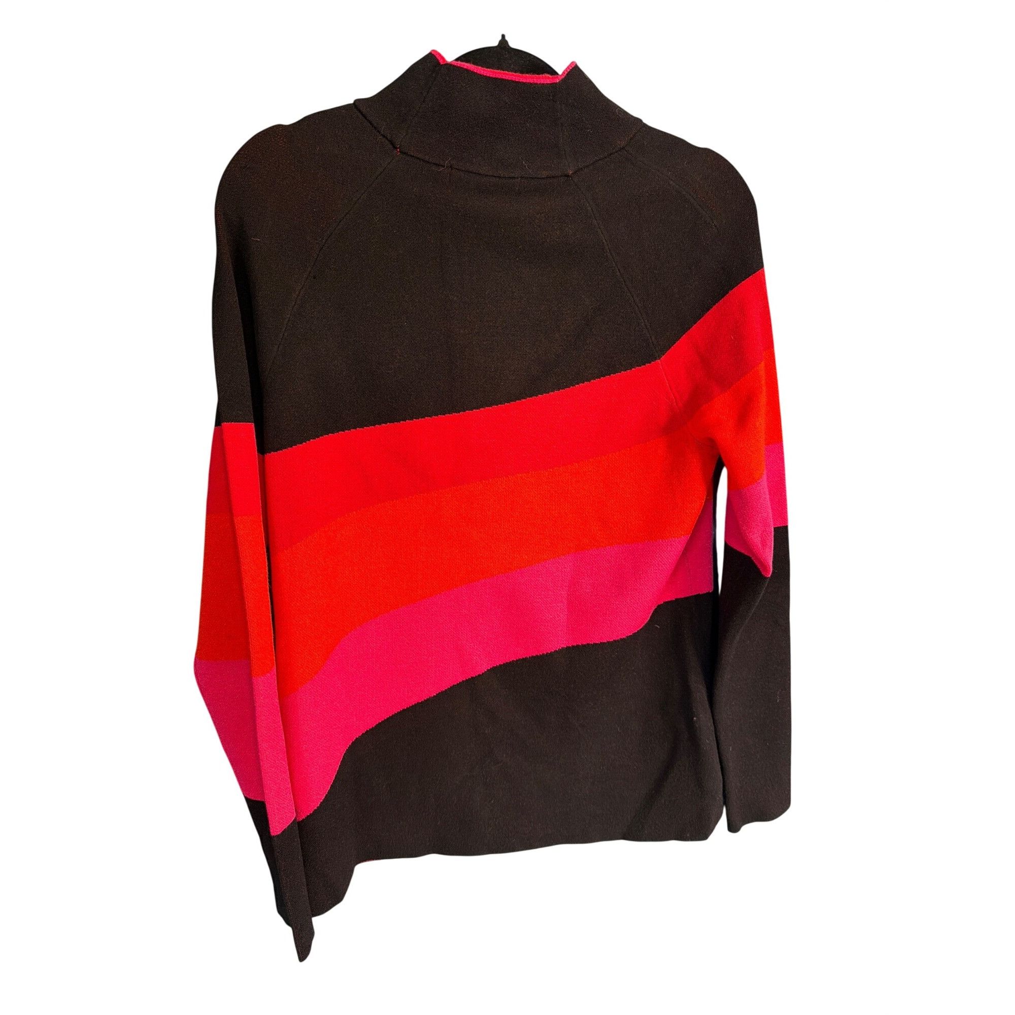 Other NWT Krimson Klover Cochran 1/4 Zip Sweater Black Color Block Size L / US 10 / IT 46 - 14 Thumbnail