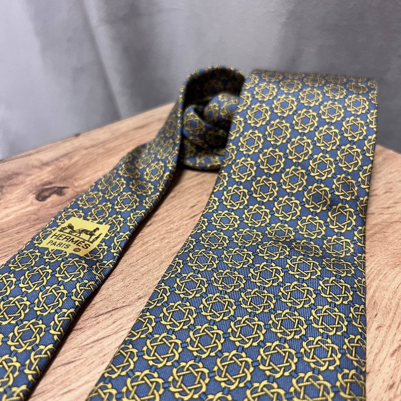 Hermes Vintage Hermes Silk Tie 7122 FA Made in France Size ONE SIZE - 3 Thumbnail