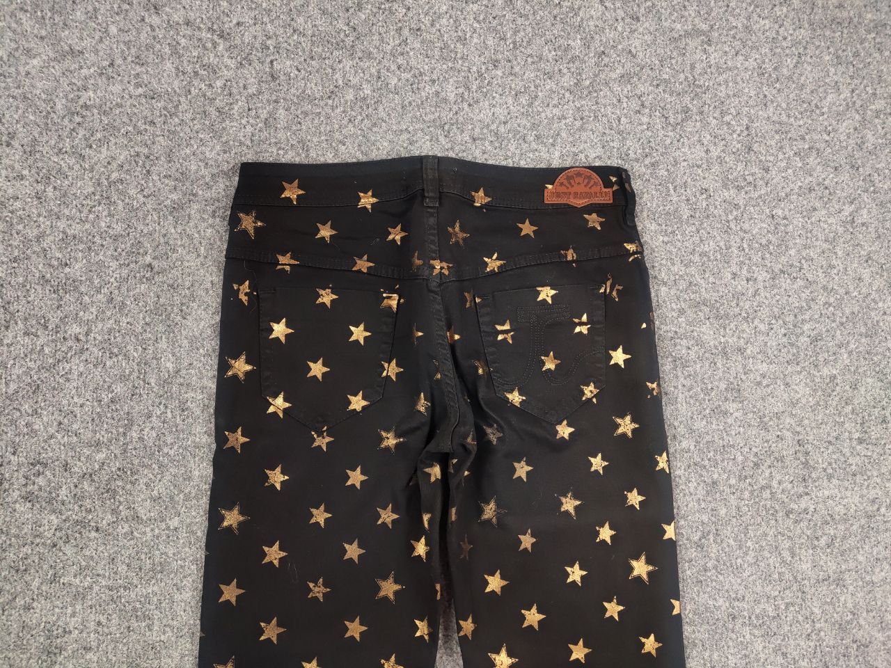 Just Cavalli Just Cavalli Casual black pants with gold star print Size 28" / US 6 / IT 42 - 9 Thumbnail