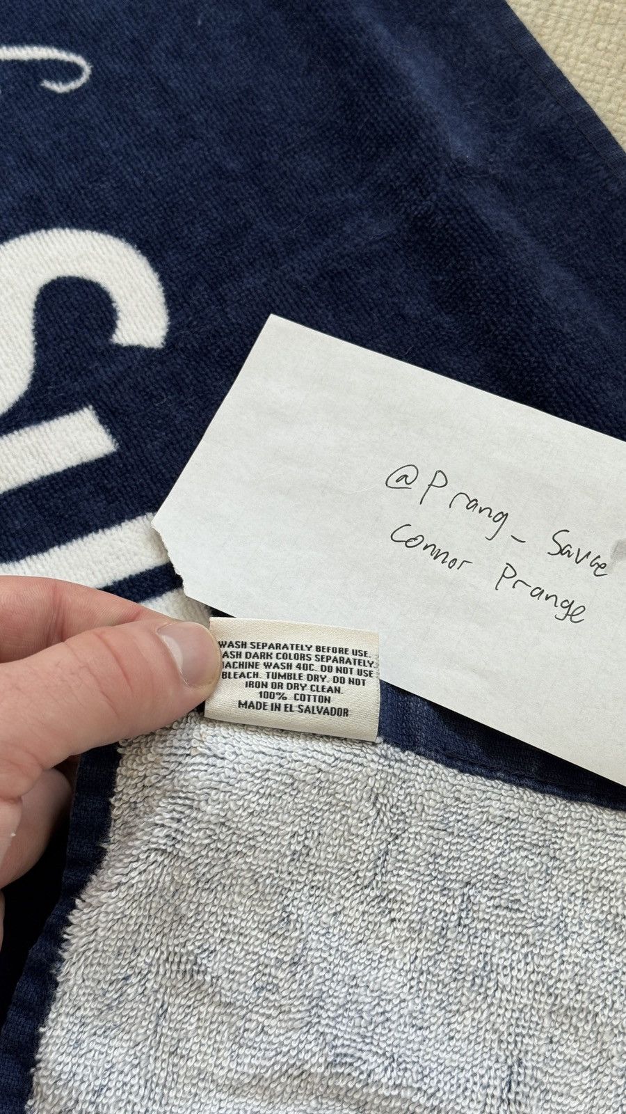 Supreme Supreme NewYork Yankees Towel Size ONE SIZE - 3 Thumbnail