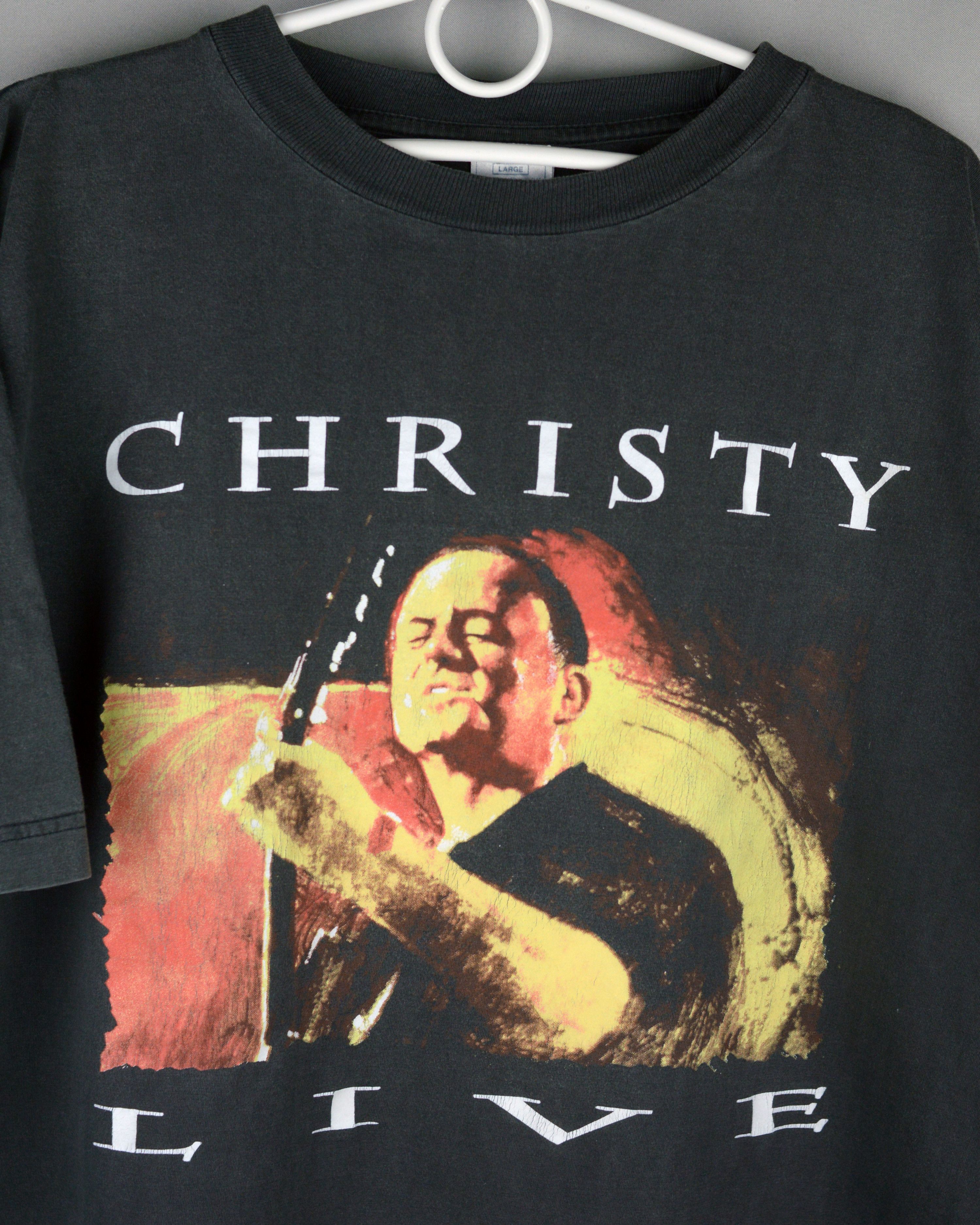 Vintage Vintage Christy live 90s t shirt Size US L / EU 52-54 / 3 - 2 Thumbnail