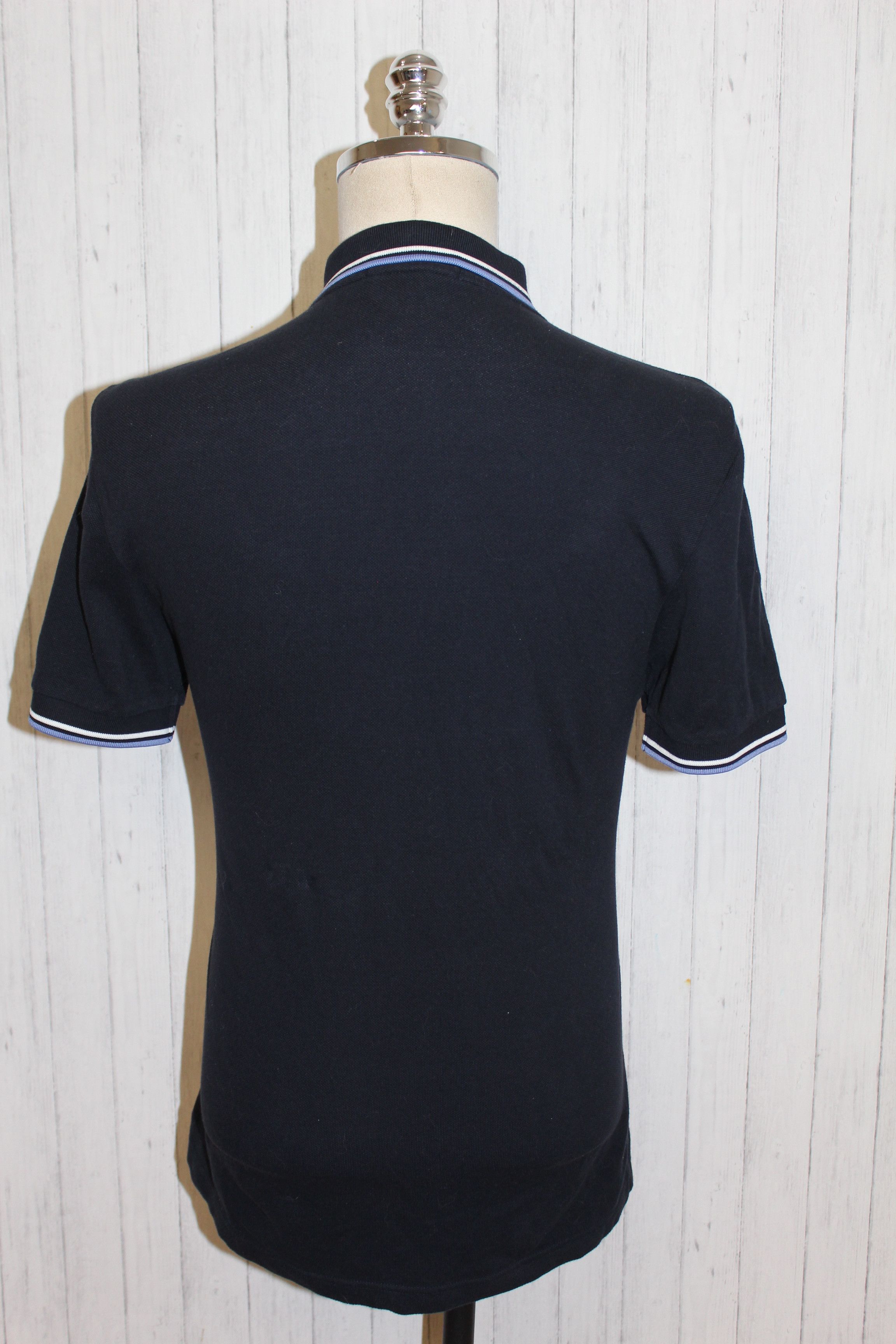 Fred Perry Fred Perry Short Sleeve Blue White Polo Shirt Size US M / EU 48-50 / 2 - 5 Thumbnail