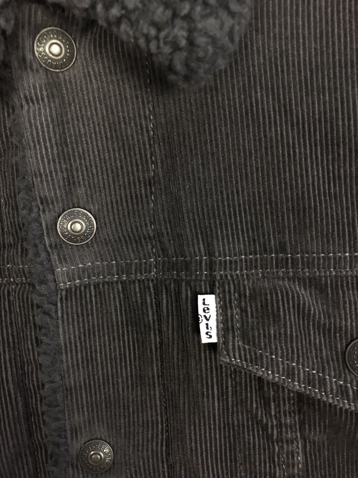 Japanese Brand Vtg Levi’s Strauss Sherpa Jacket Corduroy Distressed Design Size US L / EU 52-54 / 3 - 8 Thumbnail