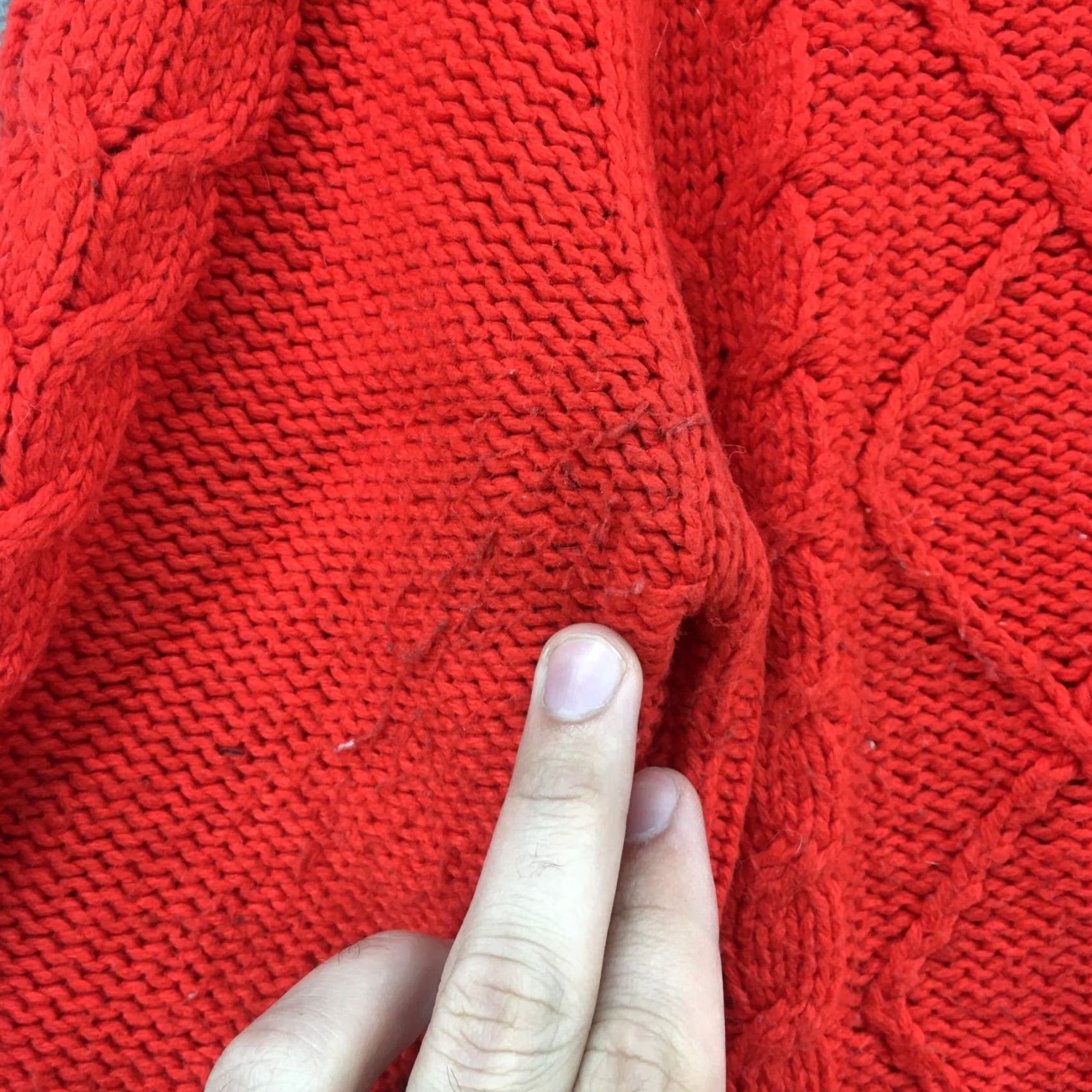 J.Crew J.CREW Cable Knit Sweater Womens Red Pullover Long Sleeve Cotton Blend Dark Red Crew Neck Knit Pullover Sweater Womens Regular Size M Size M / US 6-8 / IT 42-44 - 6 Thumbnail