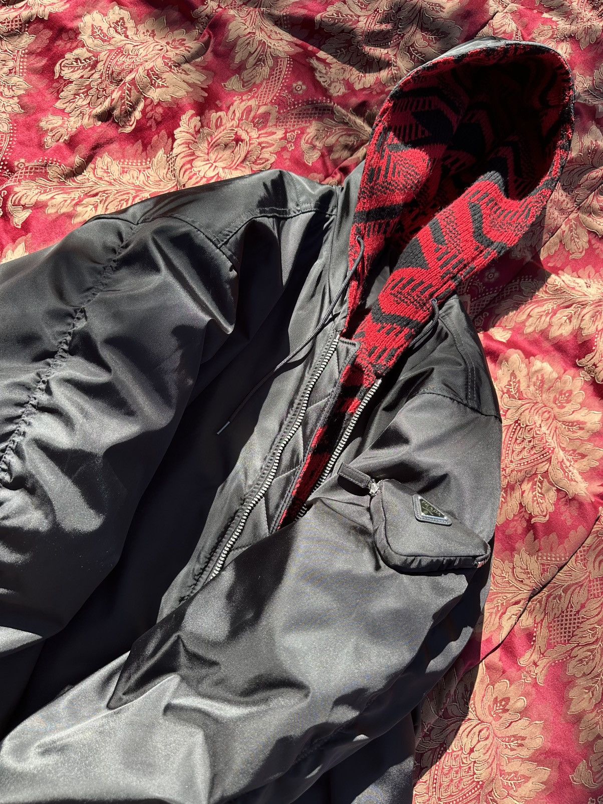 Prada Prada FW21 Re-Nylon Oversized Hooded Bomber Parka sz XS Size US XS / EU 42 / 0 - 19 Thumbnail