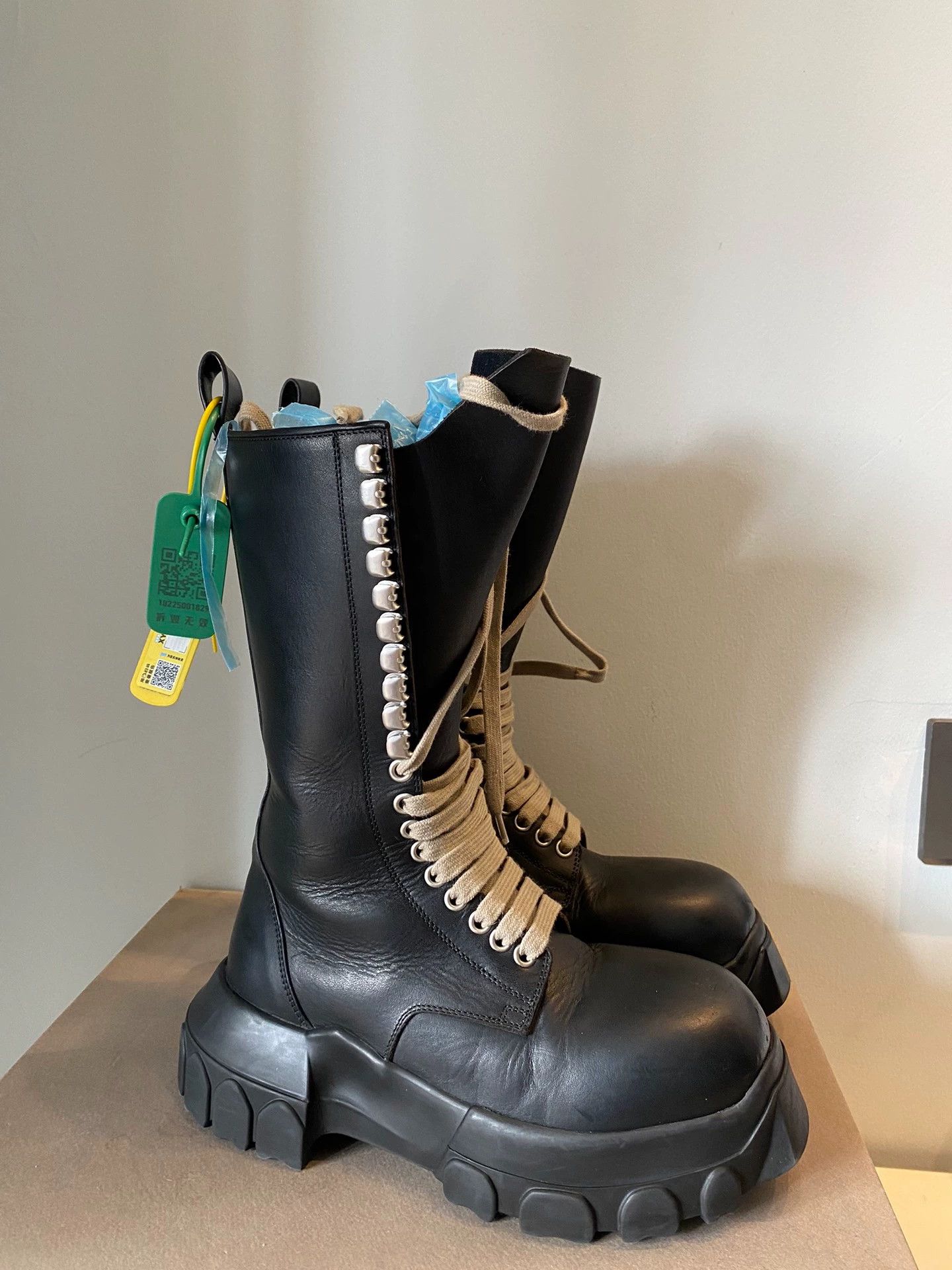 Rick Owens Rick Owens Octopus Lace-up Military Boots Size US 5 / IT 35 - 4 Thumbnail