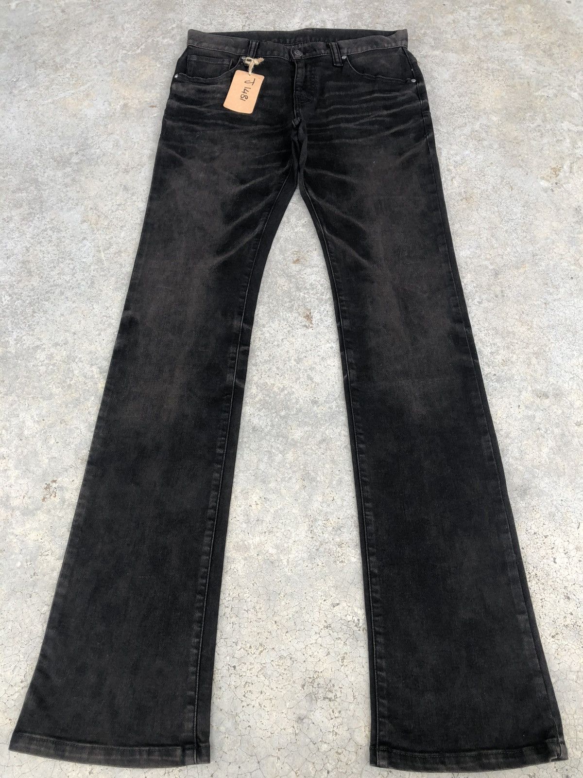 Tornado Mart Flared Jeans Distressed Jeans