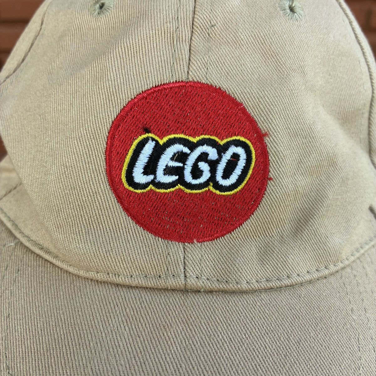 LEGO Vintage Lego Embroidered Logo Beige Khaki Cap Deadstock Size ONE SIZE - 2 Thumbnail