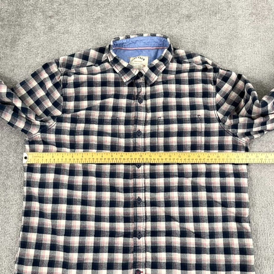 FatFace Fat Face Shirt Mens XL Regular Blue White Plaid Button Up Flannel Size US XL / EU 56 / 4 - 4 Thumbnail