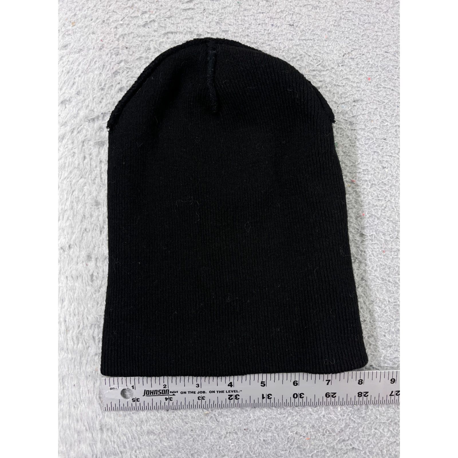 Vintage Beanie Beanie Knit One Size Black 100% Acrylic Adult Unbranded Unisex Adults Style Winter Ski Toque Knit Hat Size ONE SIZE - 3 Thumbnail