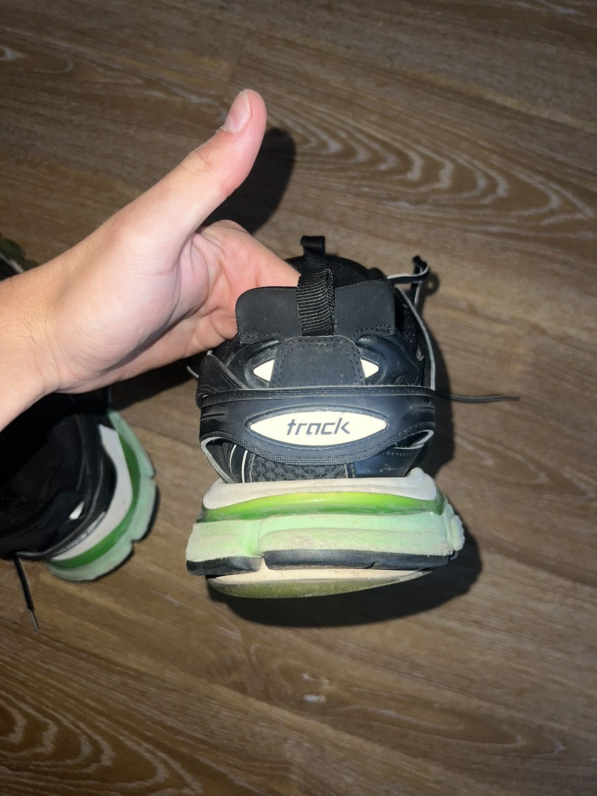 Balenciaga BALENCIAGA TRACK GLOW IN THE DARK Size US 10 / EU 43 - 10 Thumbnail