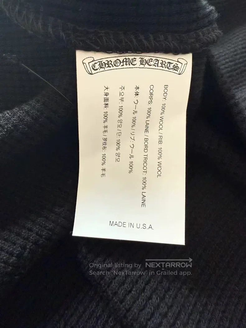 Chrome Hearts CHROME HEARTS Waffle Logo Embroidered Short Sleeve Size US XL / EU 56 / 4 - 4 Thumbnail