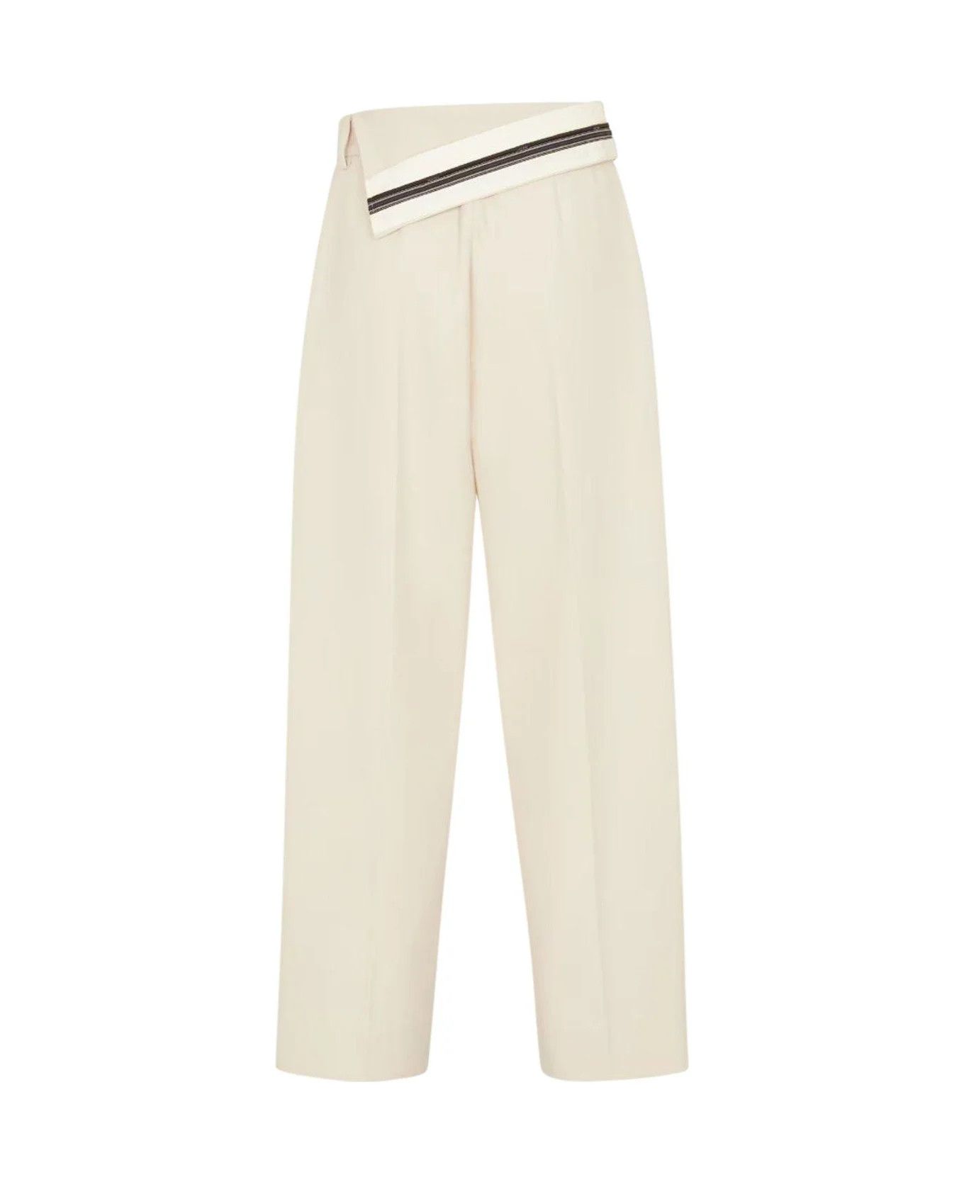 Fendi o1s1wg110426 Trousers in Beige Size 30" / US 8 / IT 44 - 2 Thumbnail