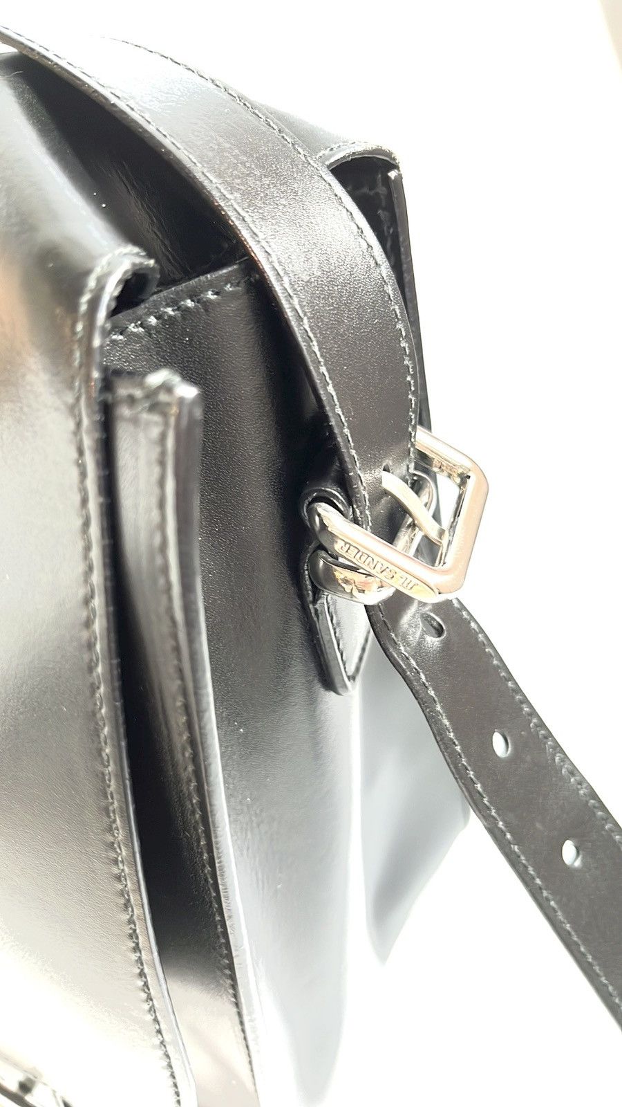Jil Sander Jil Sander Navy Leather Convertible Buckled-Flap Backpack Size ONE SIZE - 6 Thumbnail