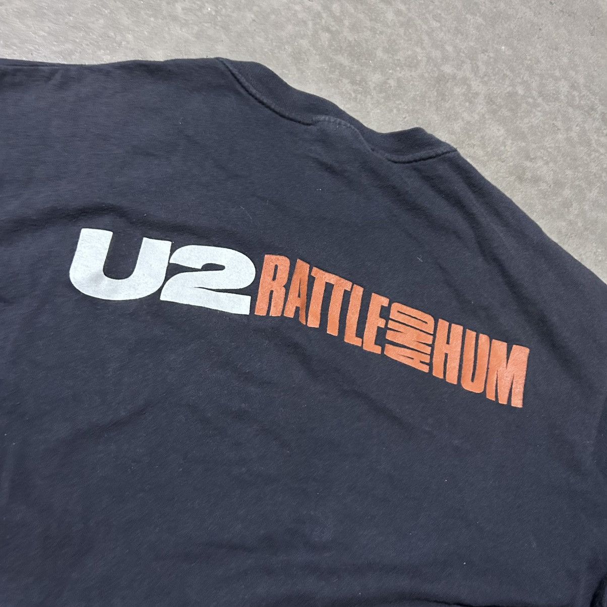 Band Tees Vintage 80s U2 battle and hum band tee shirt Size US L / EU 52-54 / 3 - 4 Thumbnail
