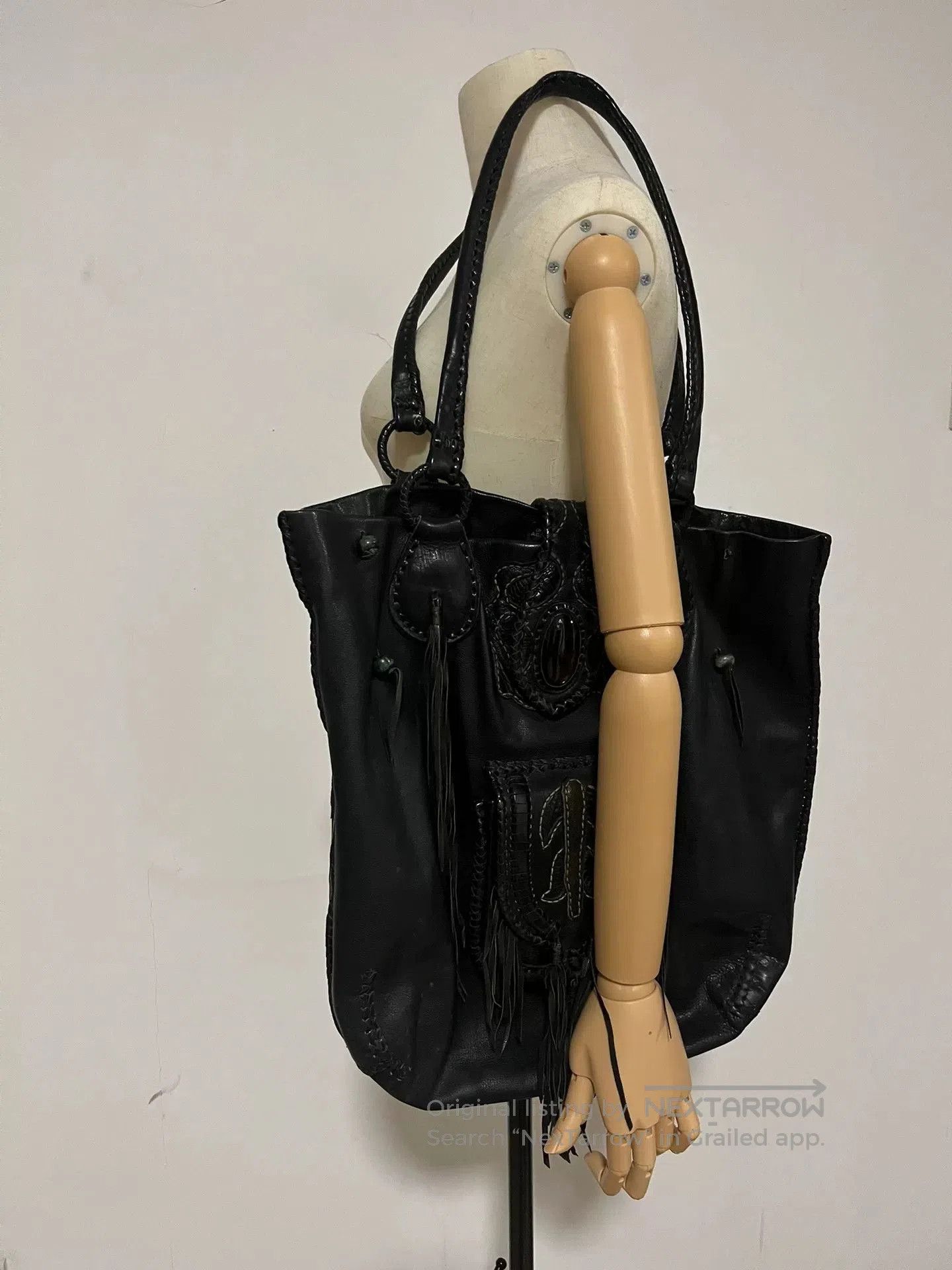 Share Spirit Homme Share Spirit Ethnic Tassel Amber Tote. Size ONE SIZE - 2 Thumbnail