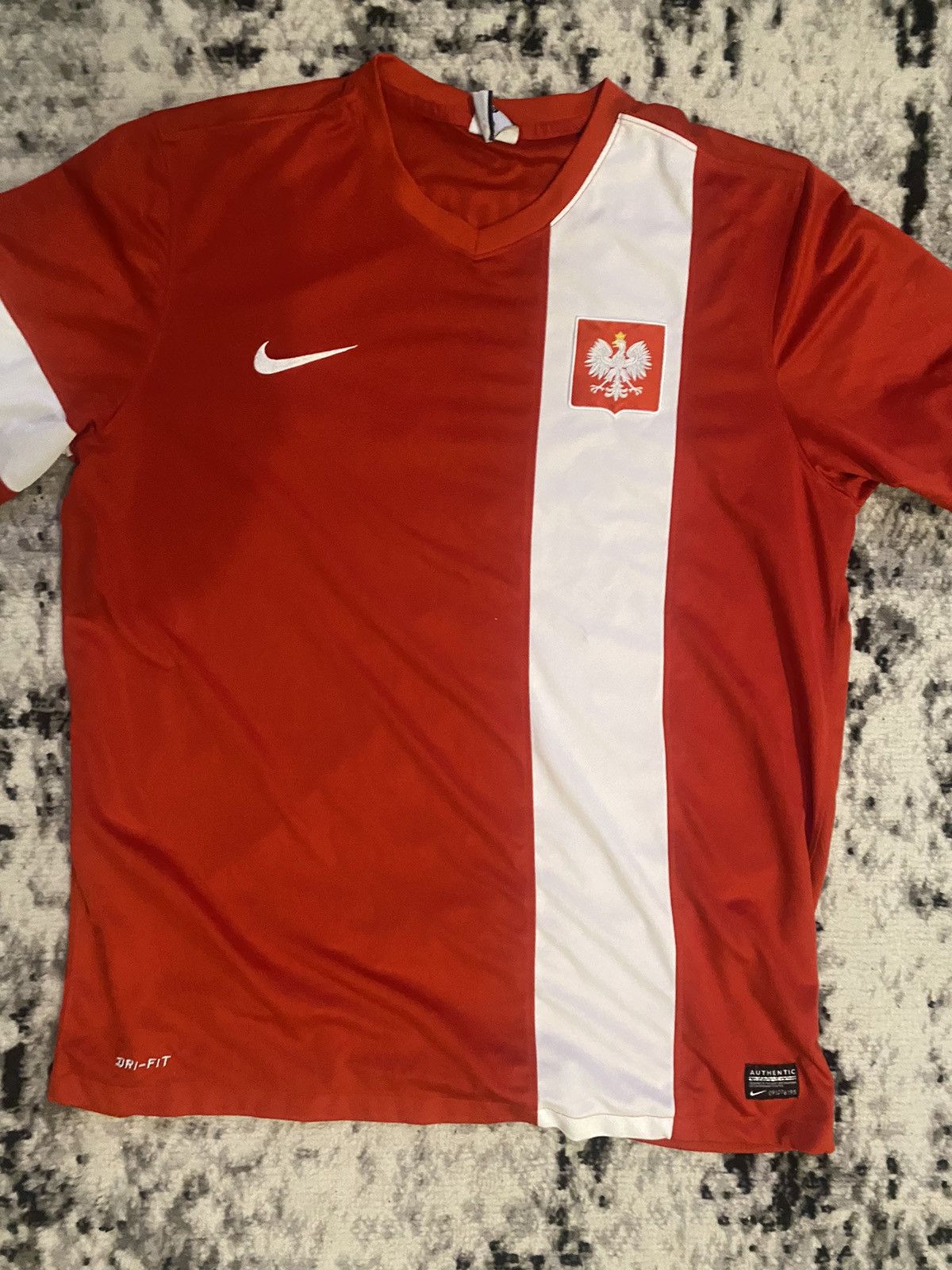 Nike × Vintage Nike Poland 18/19 Jersey #9 Lewandowski Blockcore Y2k Size US XL / EU 56 / 4 - 3 Thumbnail