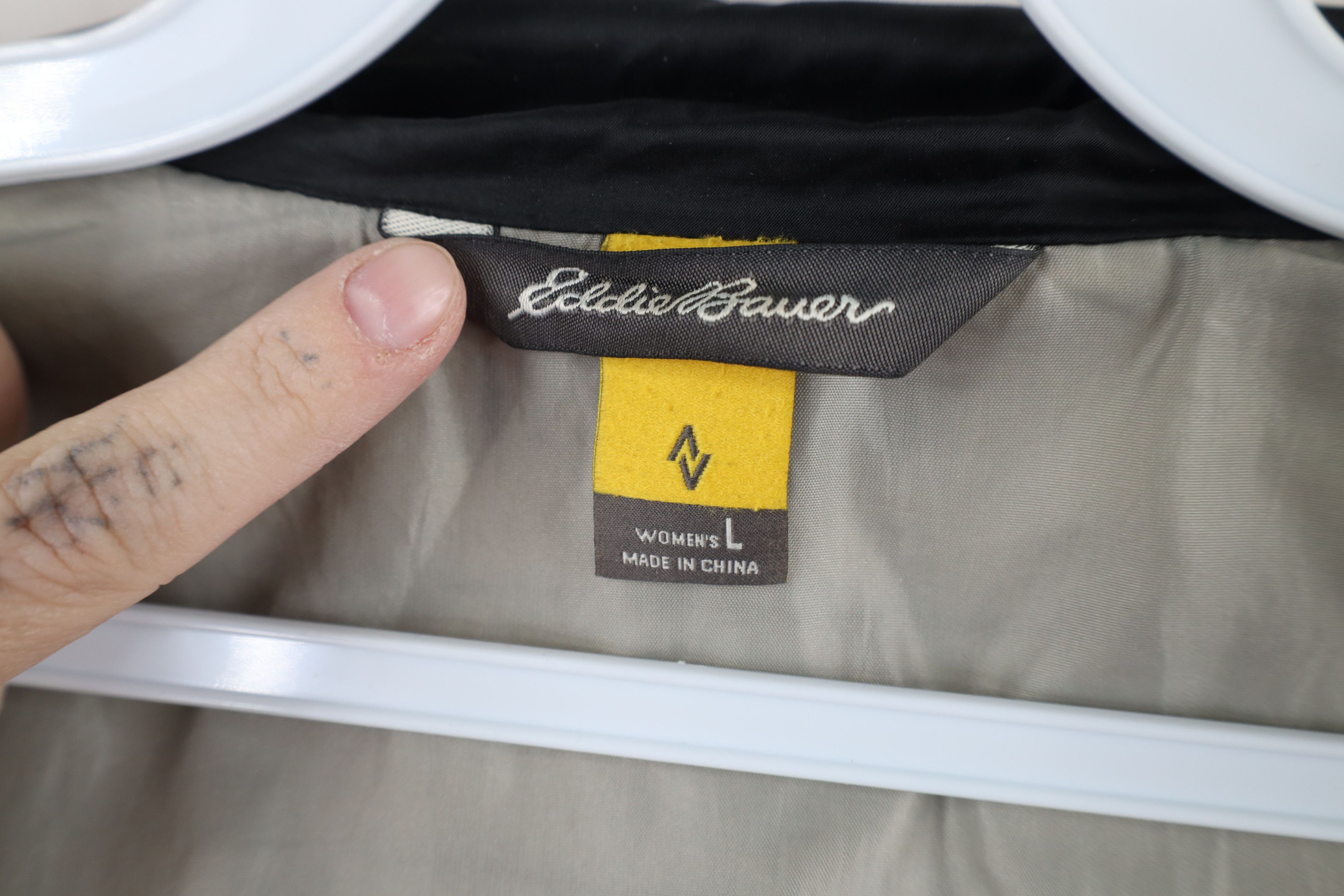 Eddie Bauer × Vintage Eddie Bauer 700 Duck Down Insulated Puffer Jacket Black Size L / US 10 / IT 46 - 13 Thumbnail