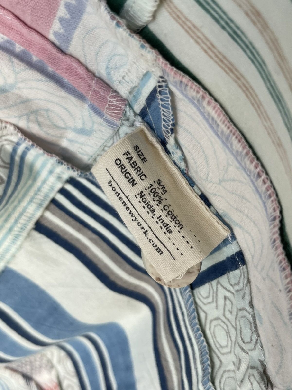 Bode Bode Patchwork Oxford Long Sleeves Shirt Size US S / EU 44-46 / 1 - 23 Thumbnail