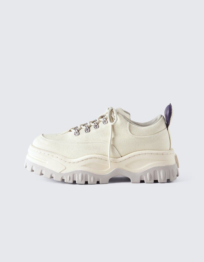 Eytys Eytys Angel Canvas Ecru Sneakers Size US 8 / IT 38 - 1 Thumbnail