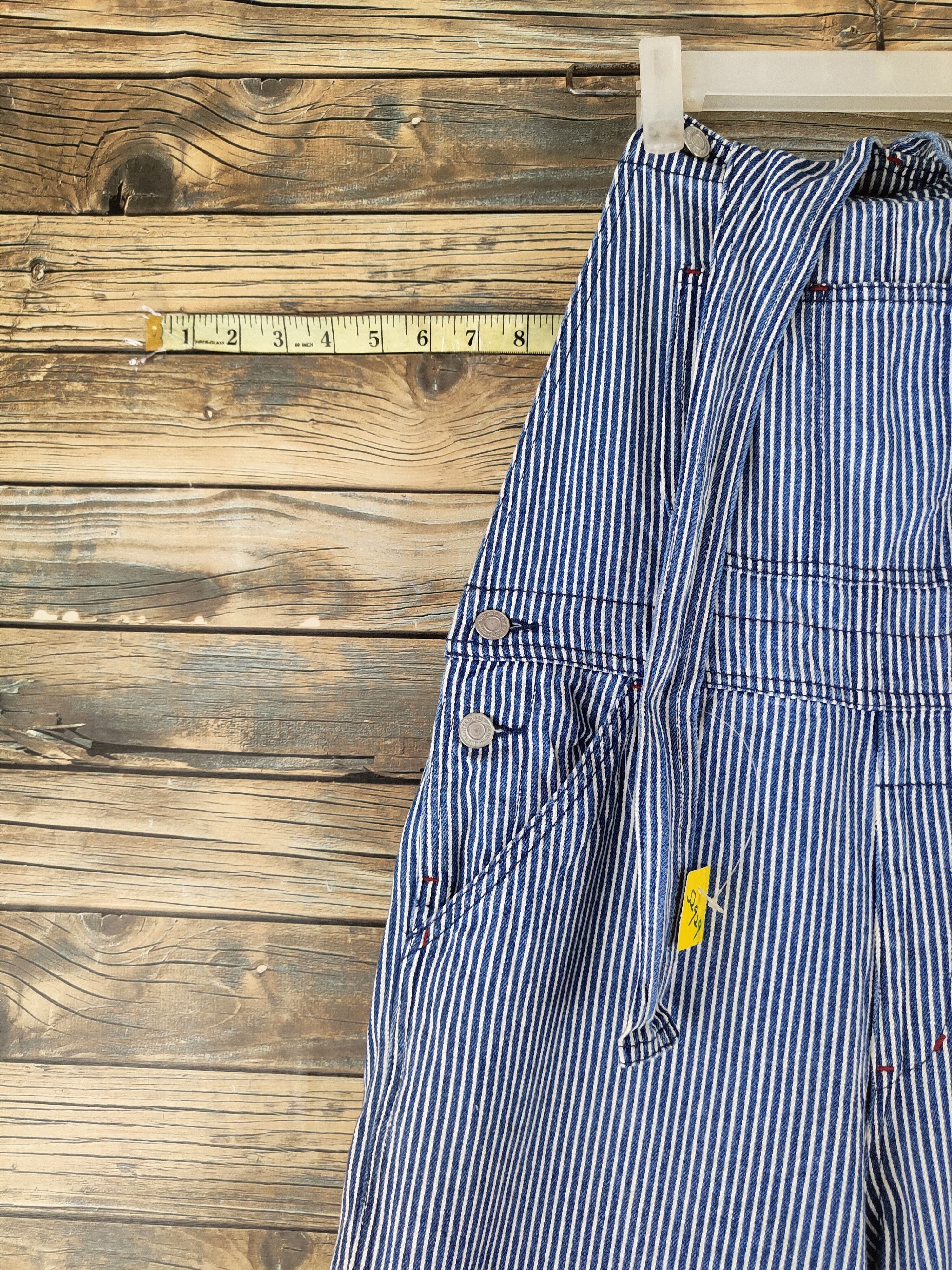 Japanese Brand Mini Valman Blue White Multipocket Jumpsuits #S2929 Size 28" / US 6 / IT 42 - 6 Thumbnail