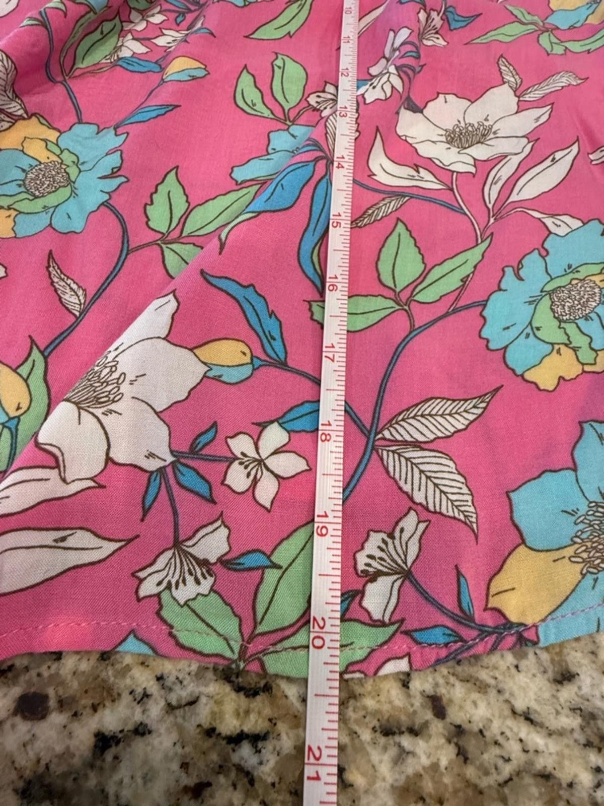 Other Stacatto boho floral ruffled tank top pink multicolor SZ M Size M / US 6-8 / IT 42-44 - 8 Thumbnail