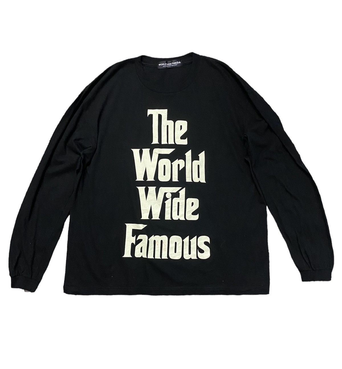 Number (N)ine The World Wide Famous Long Sleeve T-shirt Size US M / EU 48-50 / 2 - 1 Thumbnail