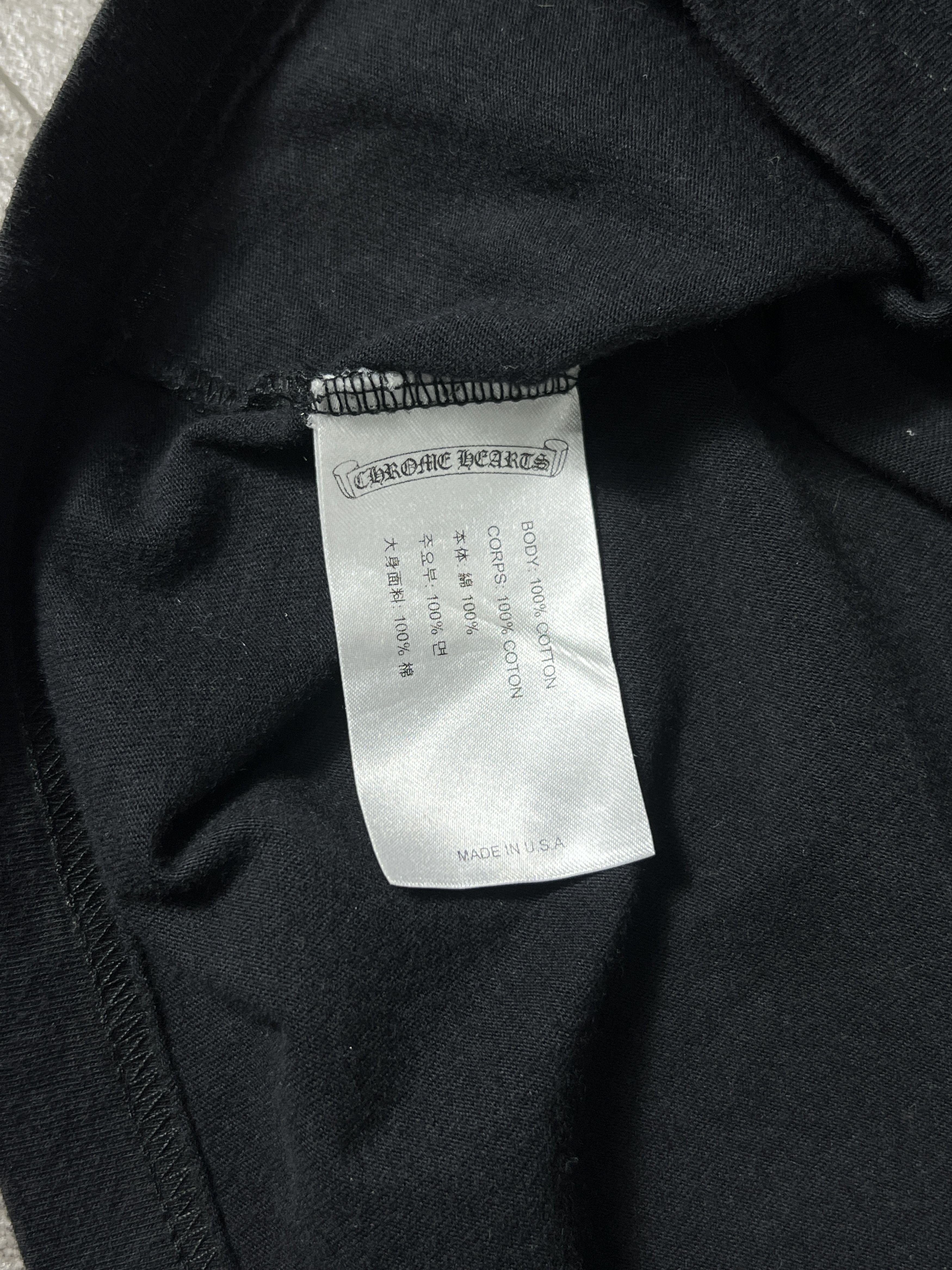 Chrome Hearts Chrome Hearts Tokyo Pocket Tee Black CH Logo USA M Size US M / EU 48-50 / 2 - 10 Thumbnail