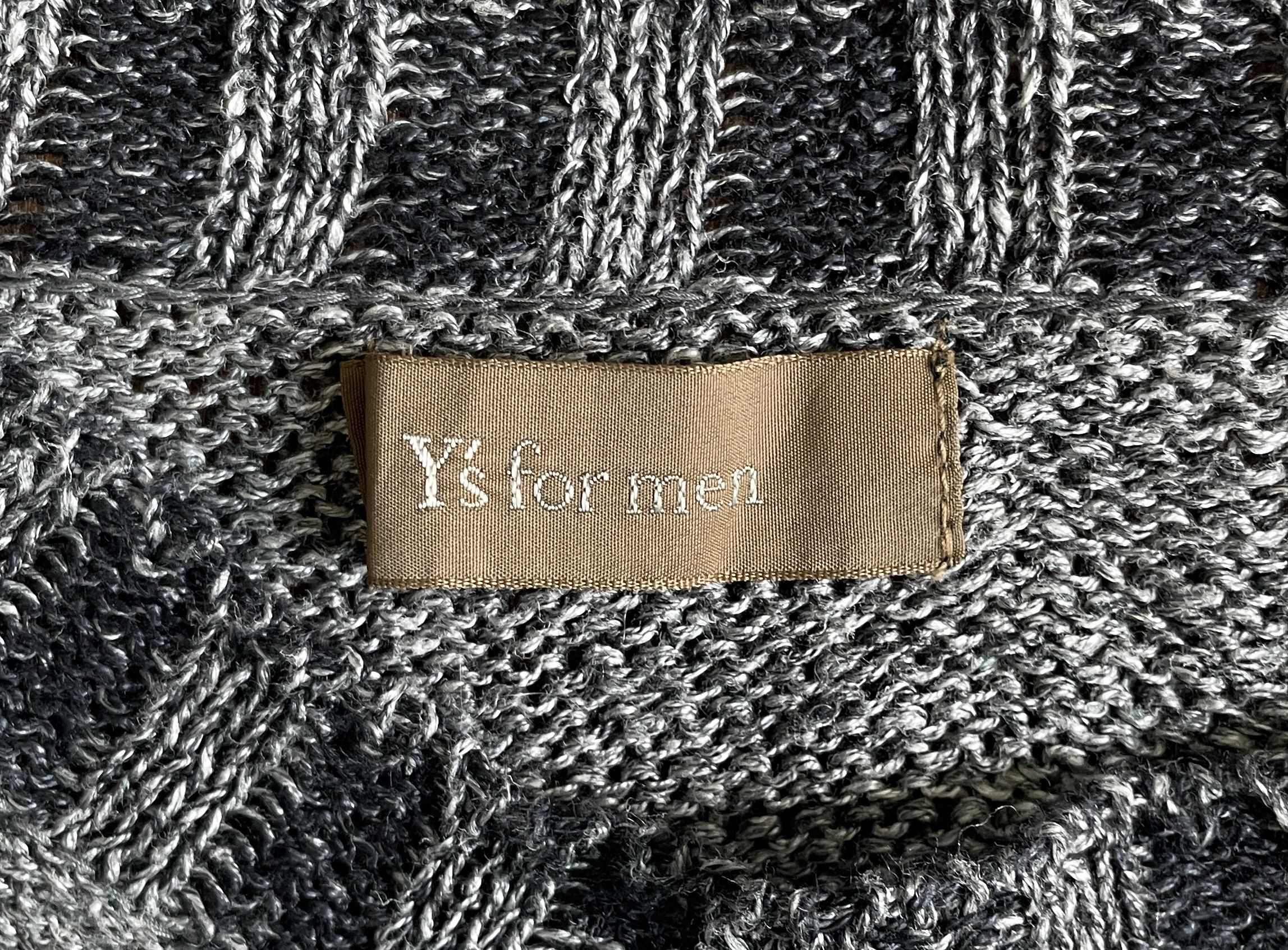 Y's for men Yohji Yamamoto Linen Sweaters