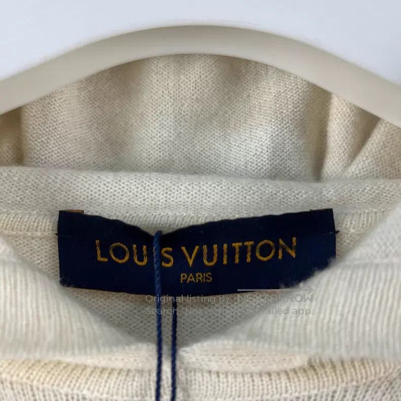 Louis Vuitton Louis Vuitton Solid cashmere hooded knit long-sleeve sweat Size US L / EU 52-54 / 3 - 4 Thumbnail