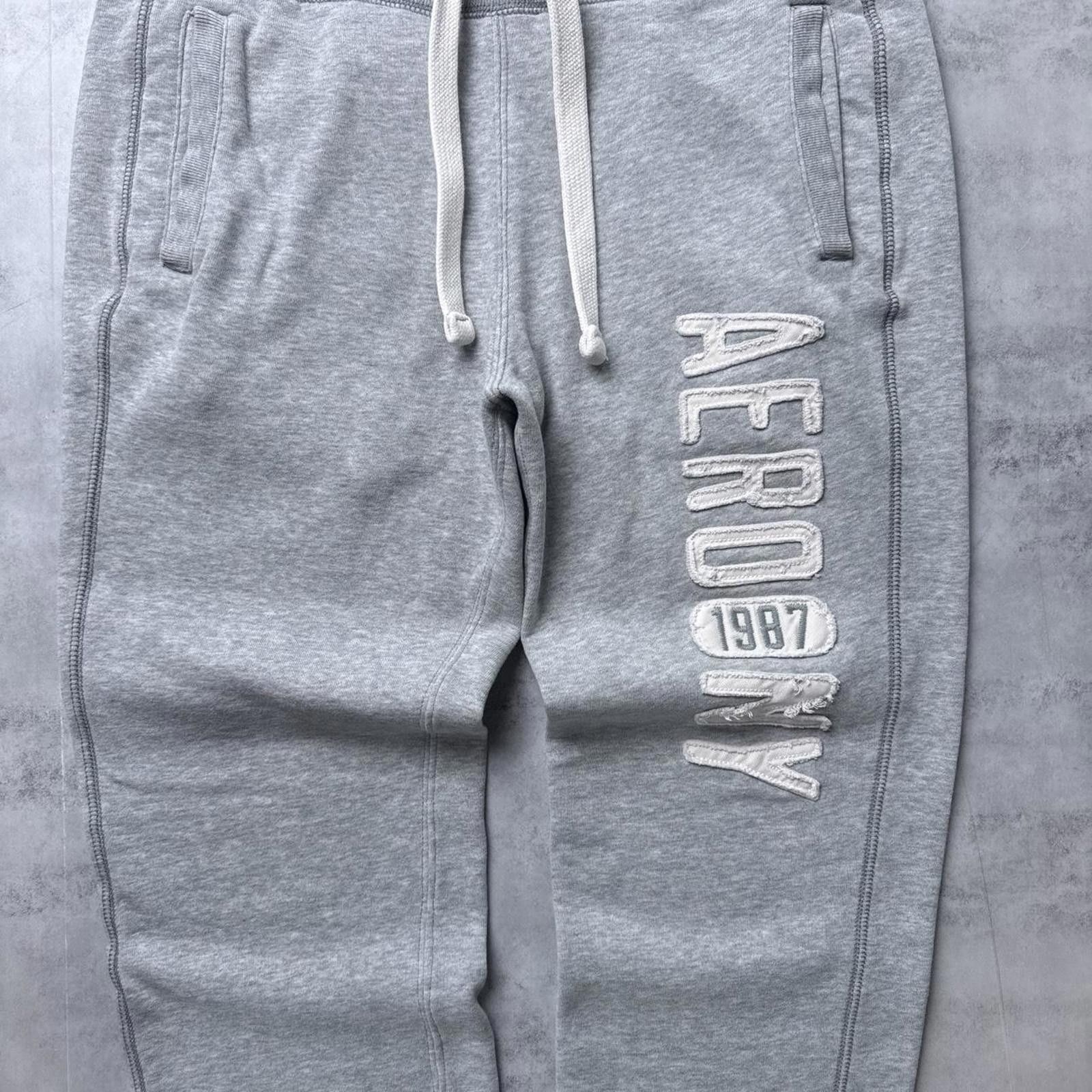 Aeropostale Y2K Aeropostale 00s Gray Sweatpants Size 28" / US 6 / IT 42 - 4 Thumbnail