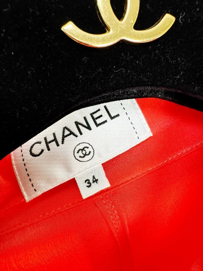 Chanel Chanel Silk Blouse Size 34 Red Color -2505 Size XS / US 0-2 / IT 36-38 - 3 Thumbnail
