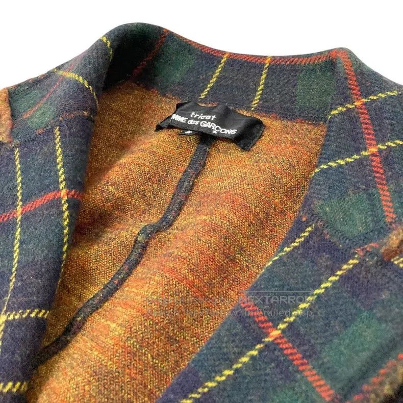 Comme des Garcons Comme Des Garcons Checked Napped Jacket Size S / US 4 / IT 40 - 3 Thumbnail