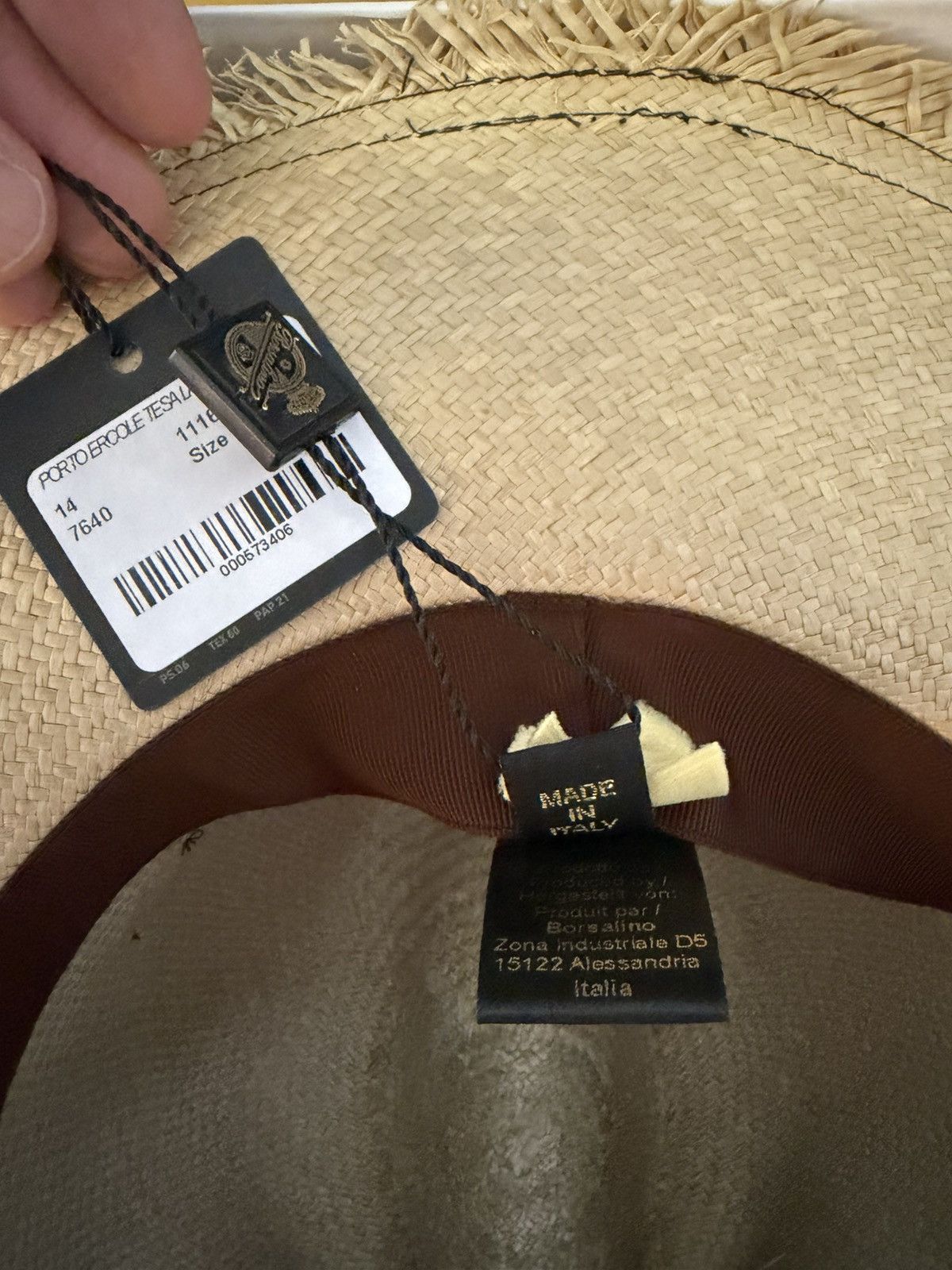 Nick Fouquet Nick Fouquet x Borsalino distressed Panama hat, sz 58/7 1/4 Size ONE SIZE - 14 Thumbnail