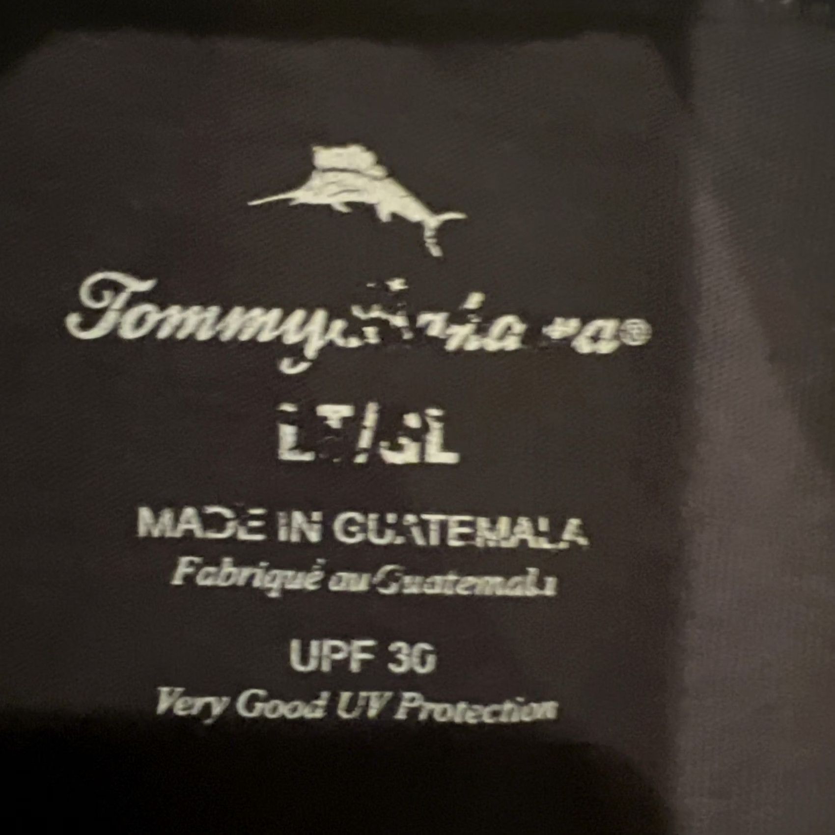 Tommy Bahama VINTAGE Tommy Bahama Shirt Mens Large Gray Beach Tropical Aloha Marlin Graphic Print Fisherman Logo 90s? Size US L / EU 52-54 / 3 - 3 Thumbnail