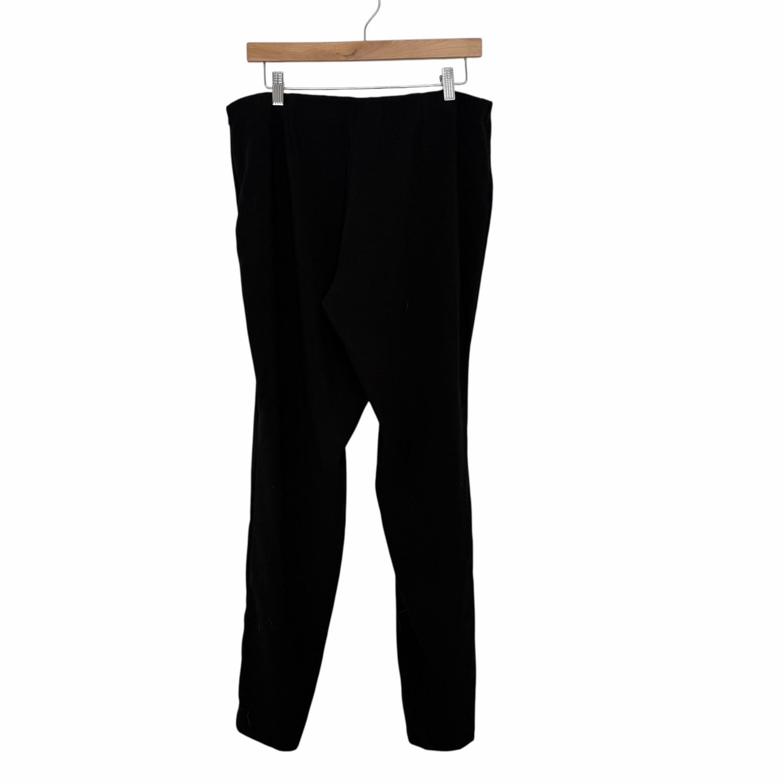 Eileen Fisher Eileen Fisher Black Crepe Dress Pants Sz 12 Size 34" / US 12 / IT 48 - 6 Thumbnail