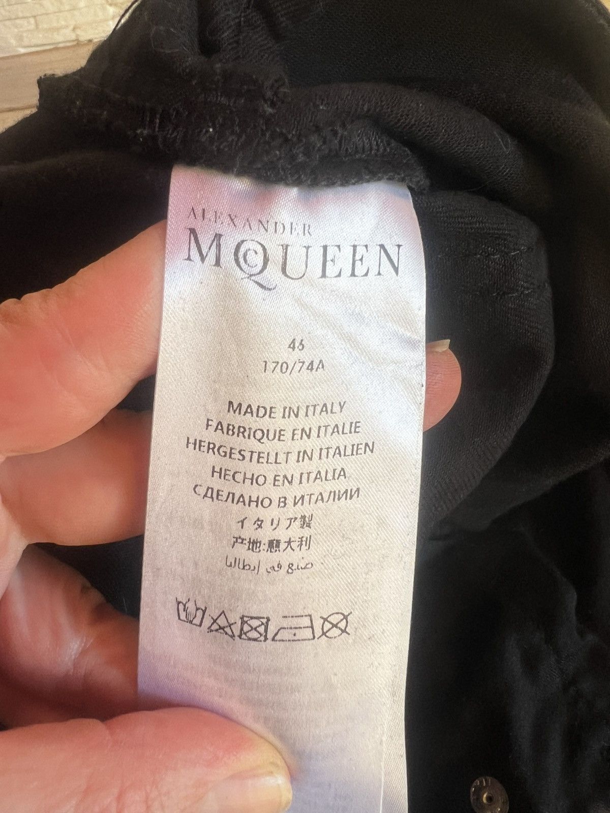 Alexander McQueen Alexander McQueen Black Jeans Red Side Stripe Taped Denim Size US 32 / EU 48 - 9 Thumbnail