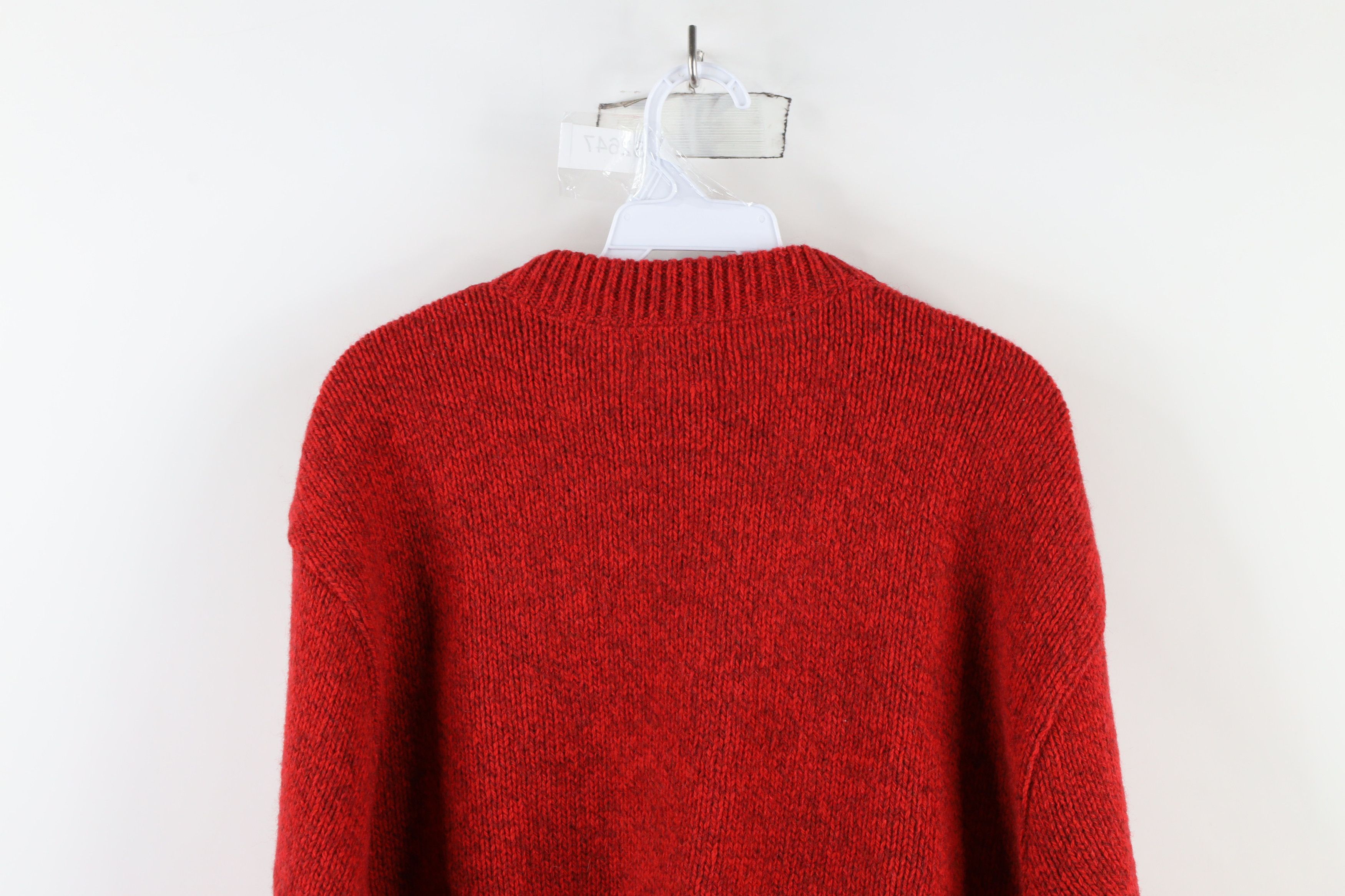L.L. Bean × Vintage Vintage 70s LL Bean Knit Crewneck Sweater Heather Red USA Size US XL / EU 56 / 4 - 7 Thumbnail