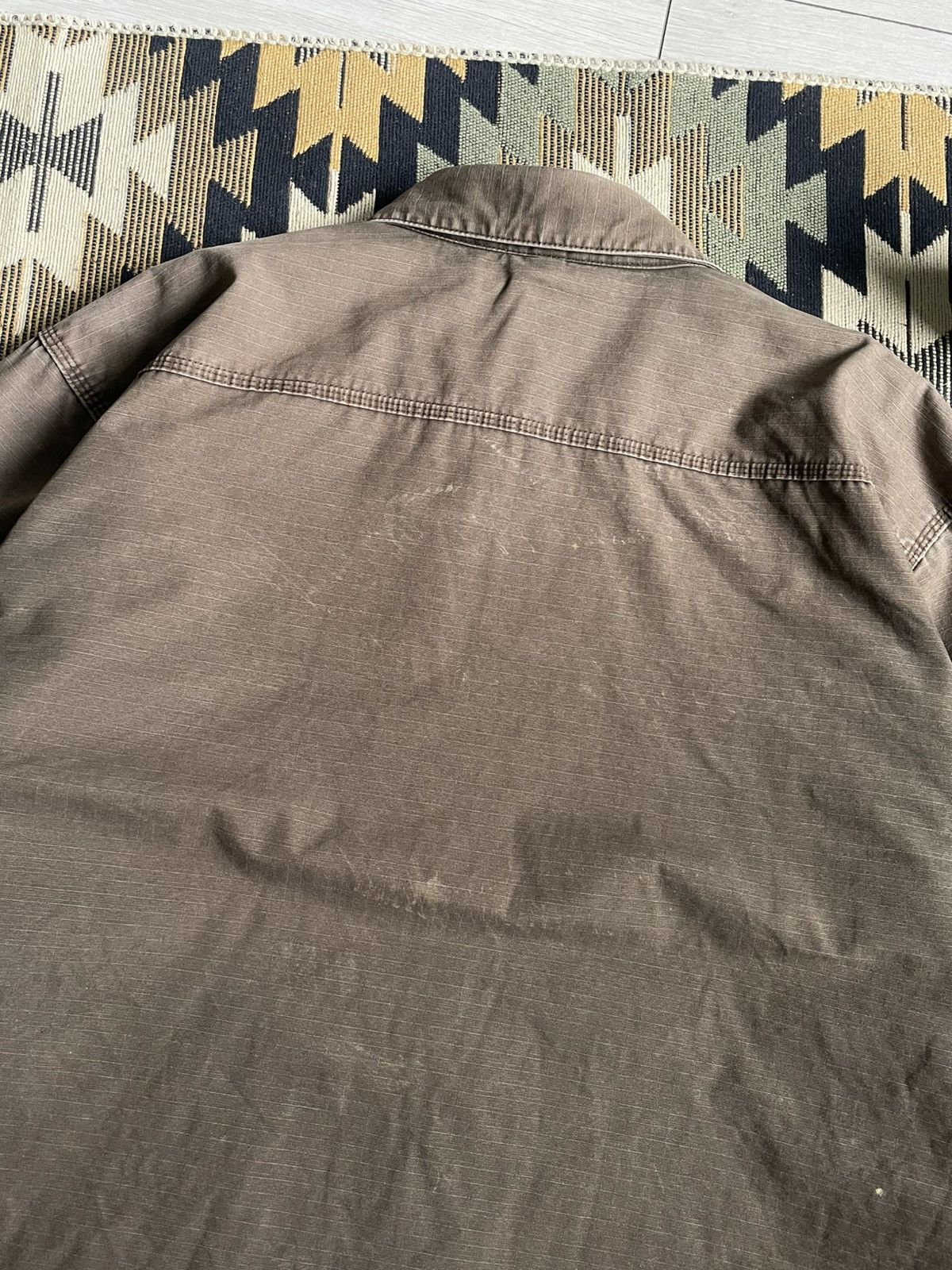 Carhartt Vintage Carhartt Detroit Style Brown Y2K Distressed Jacket Size US XL / EU 56 / 4 - 14 Thumbnail