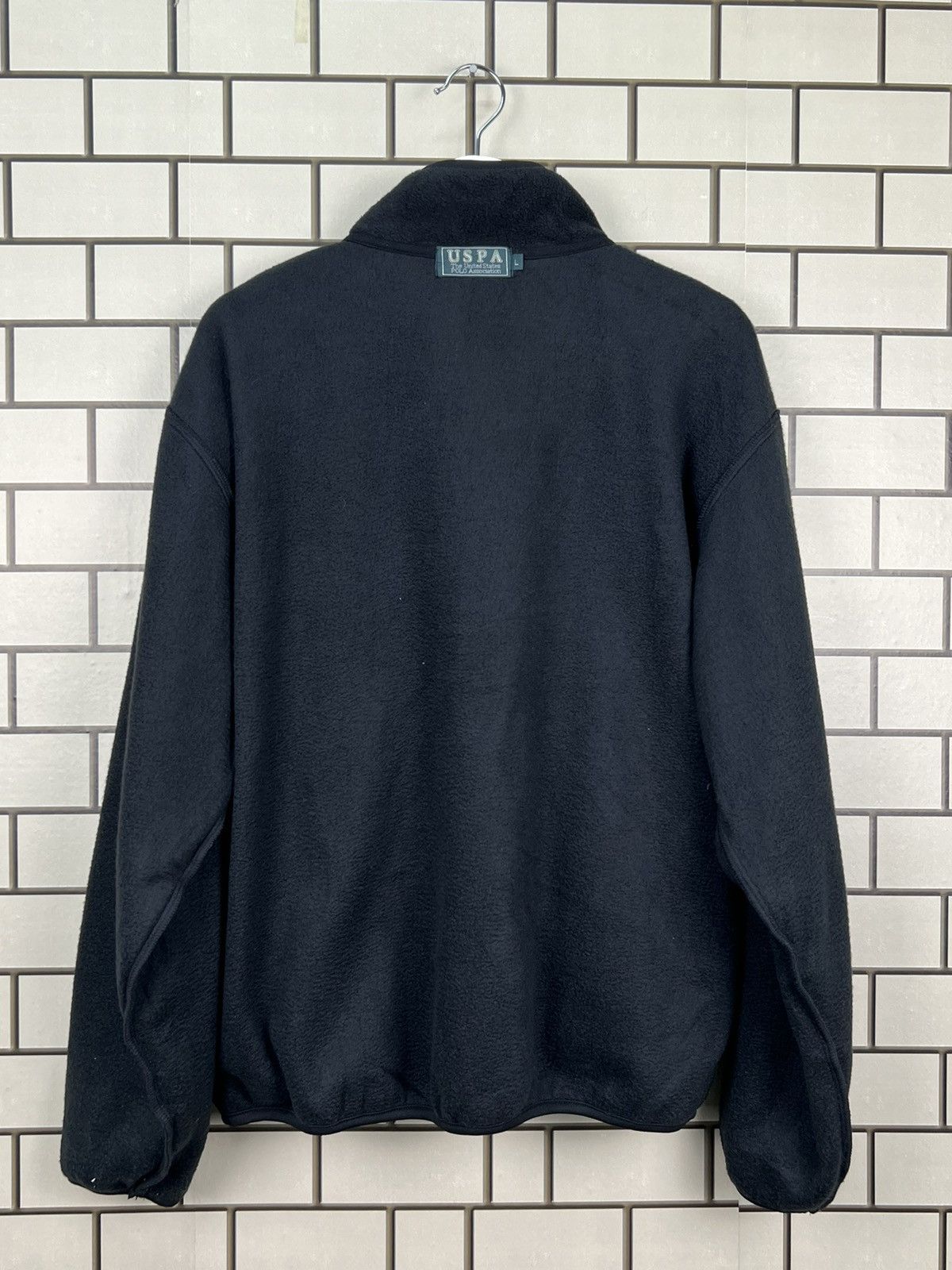 U.S. Polo Assn. × Vintage Vintage USPA Polo Association Zip Up Fleece Jacket Size US L / EU 52-54 / 3 - 10 Thumbnail
