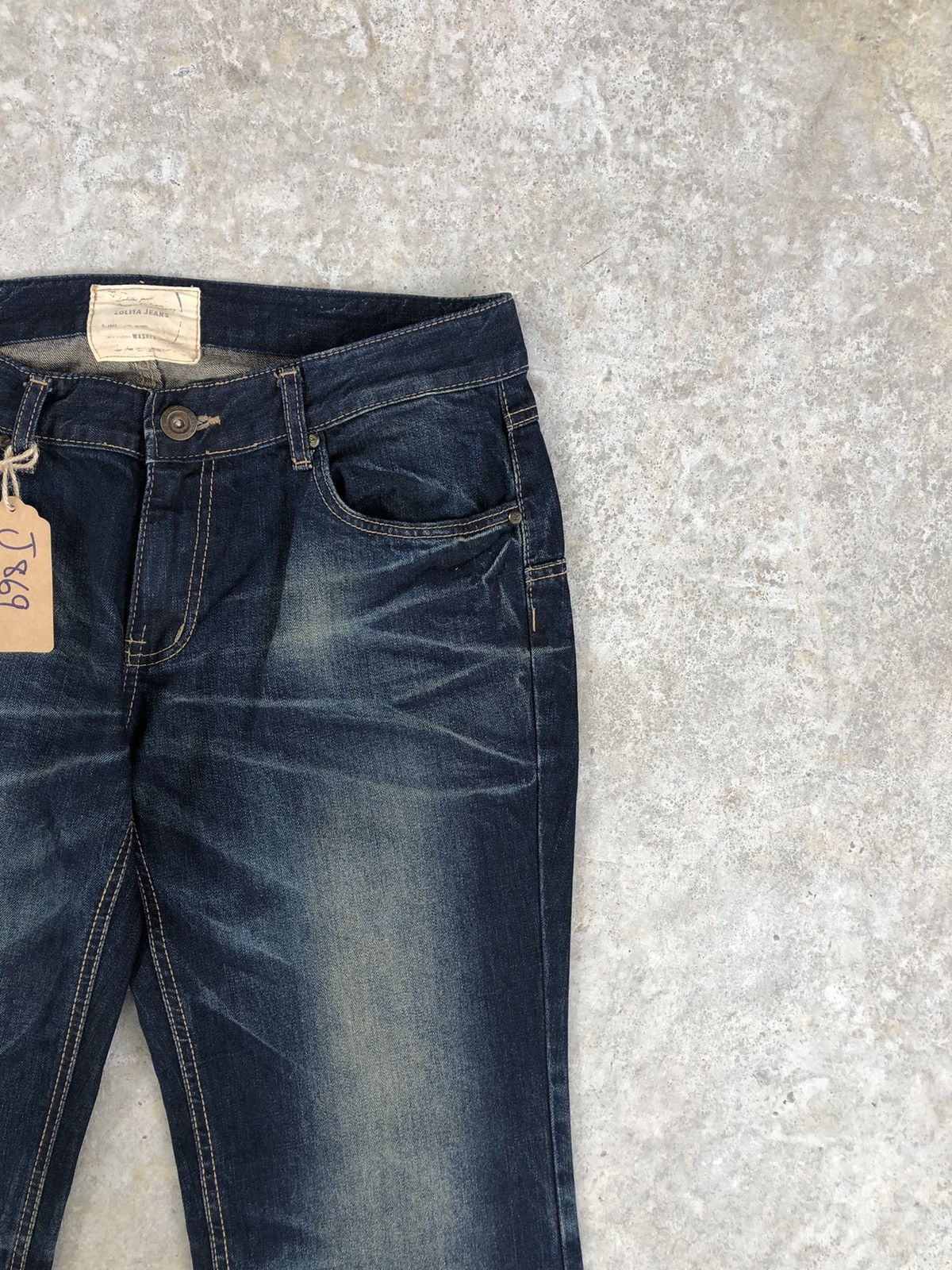 Japanese Brand Yoshitomo Nara Lolita Smile Distressed Jeans Size US 34 / EU 50 - 6 Thumbnail