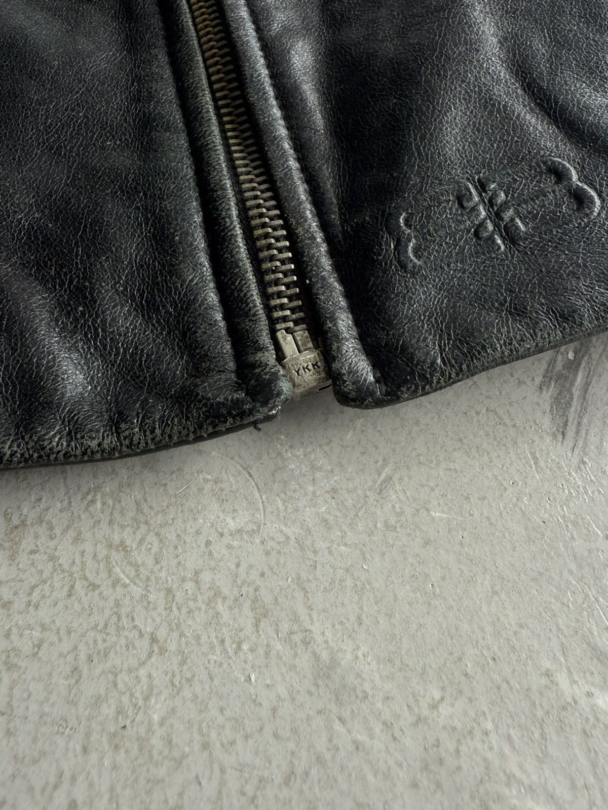 Balenciaga 1997 Balenciaga - Motorcycle Zip Leather Jacket Size US XL / EU 56 / 4 - 17 Thumbnail