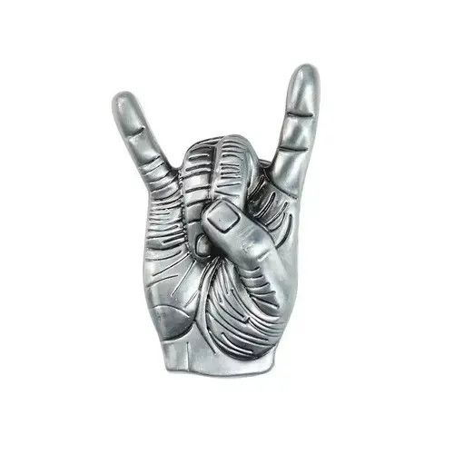 VIBE Rocker Satan Hand Gesture Belt Buckles ( no belt ) Size ONE SIZE - 4 Thumbnail