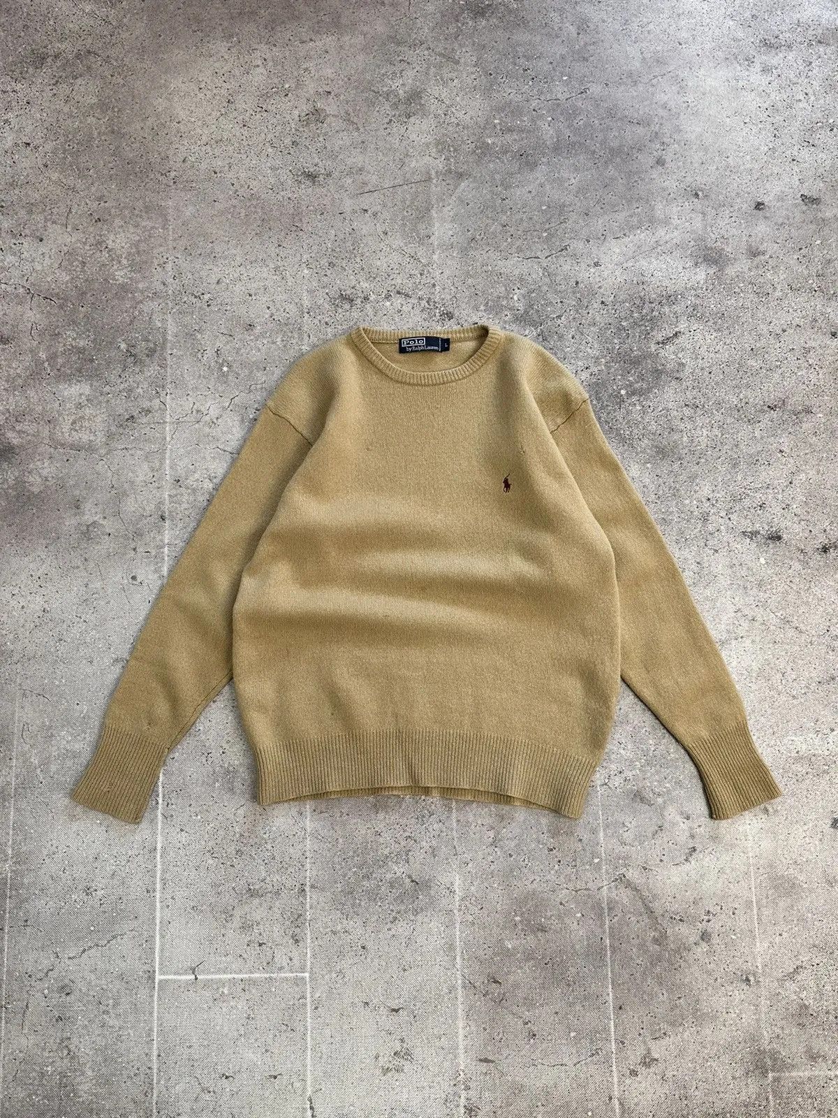 Polo Ralph Lauren FADED Polo Ralph Lauren Cable Knit cottone sweater Size US M / EU 48-50 / 2 - 12 Thumbnail