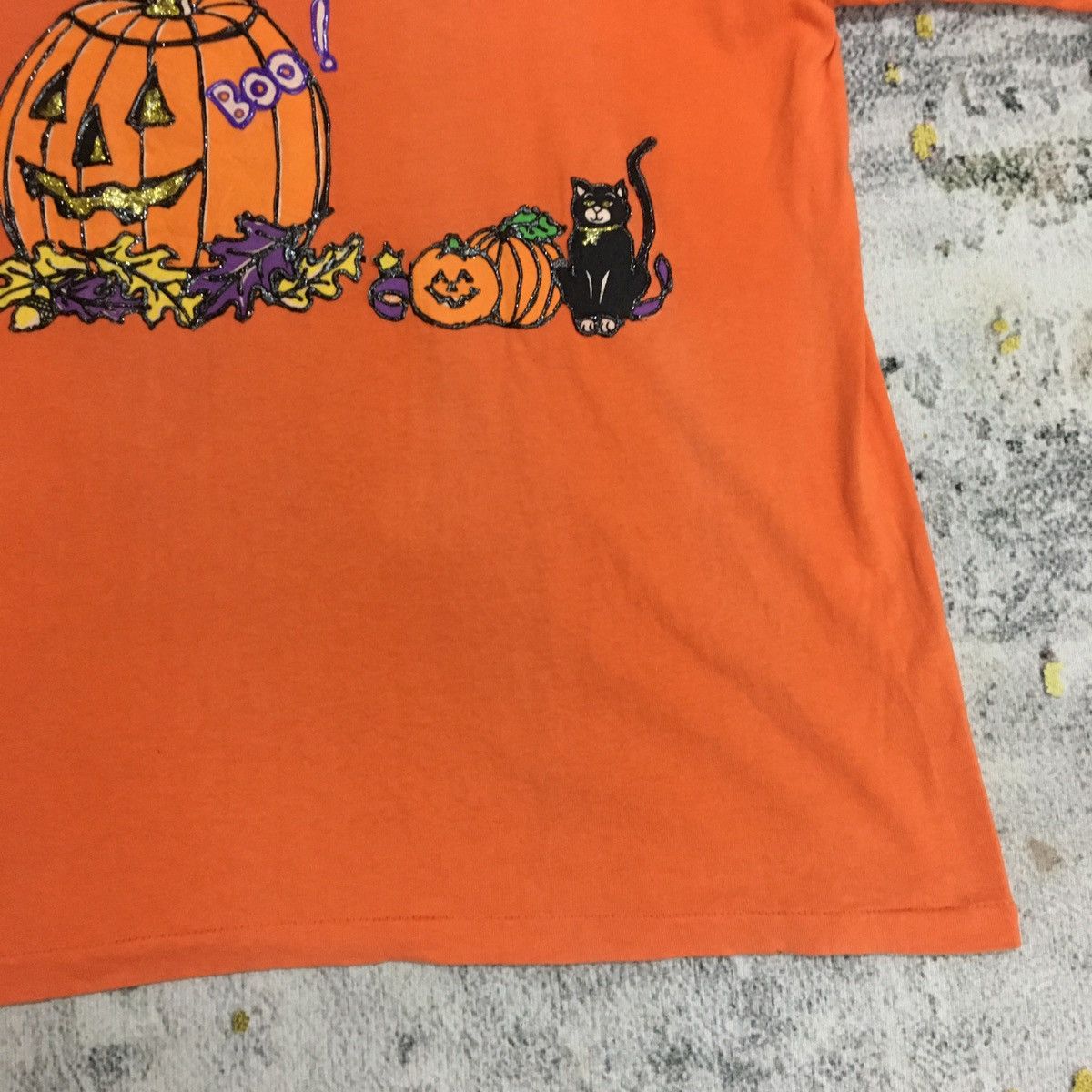 Vintage Vintage Hallowen Boo Single Stitching Studded Tee Size US XL / EU 56 / 4 - 3 Thumbnail